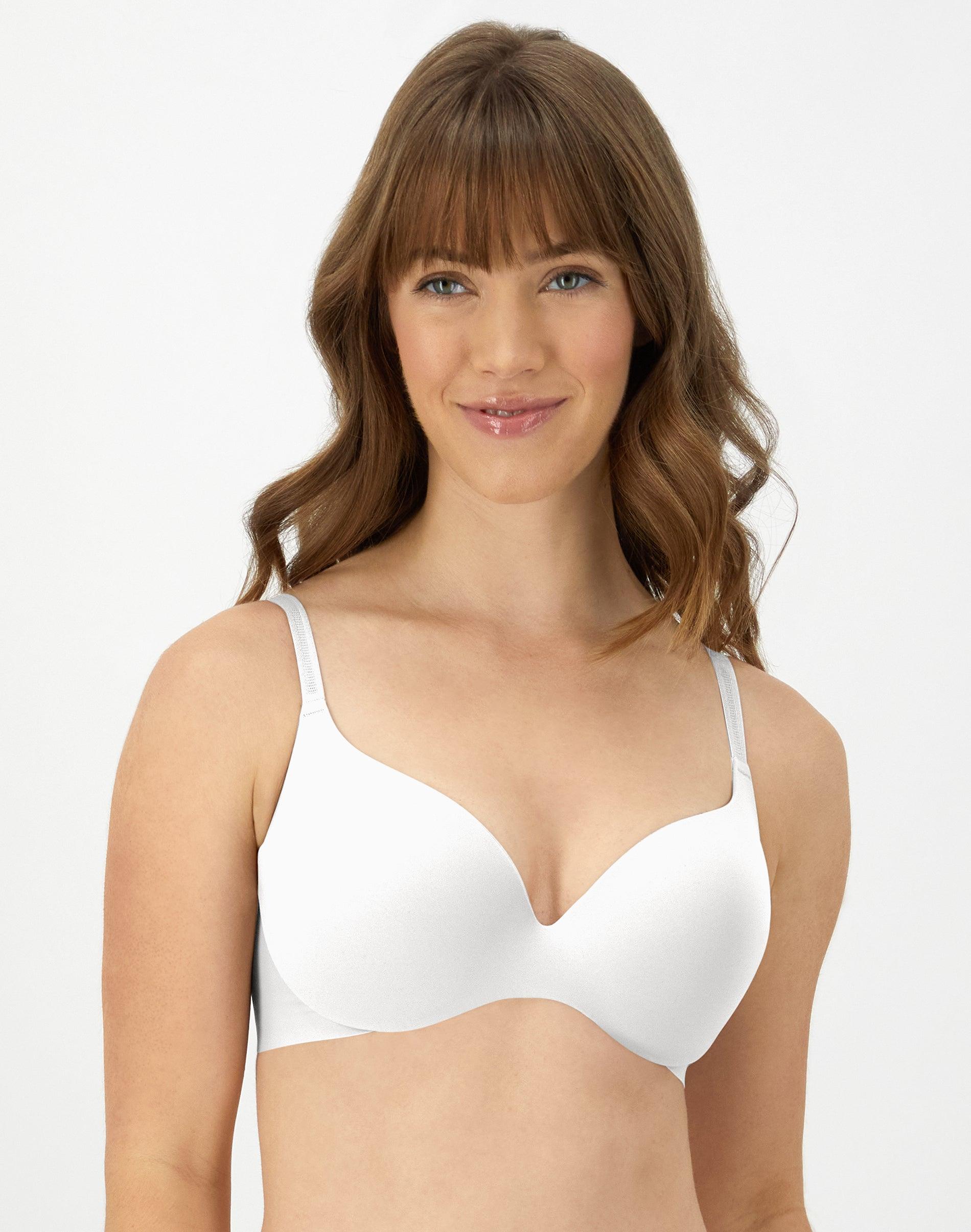 maidenform dreamwire back smoothing underwire bra white 40c women's