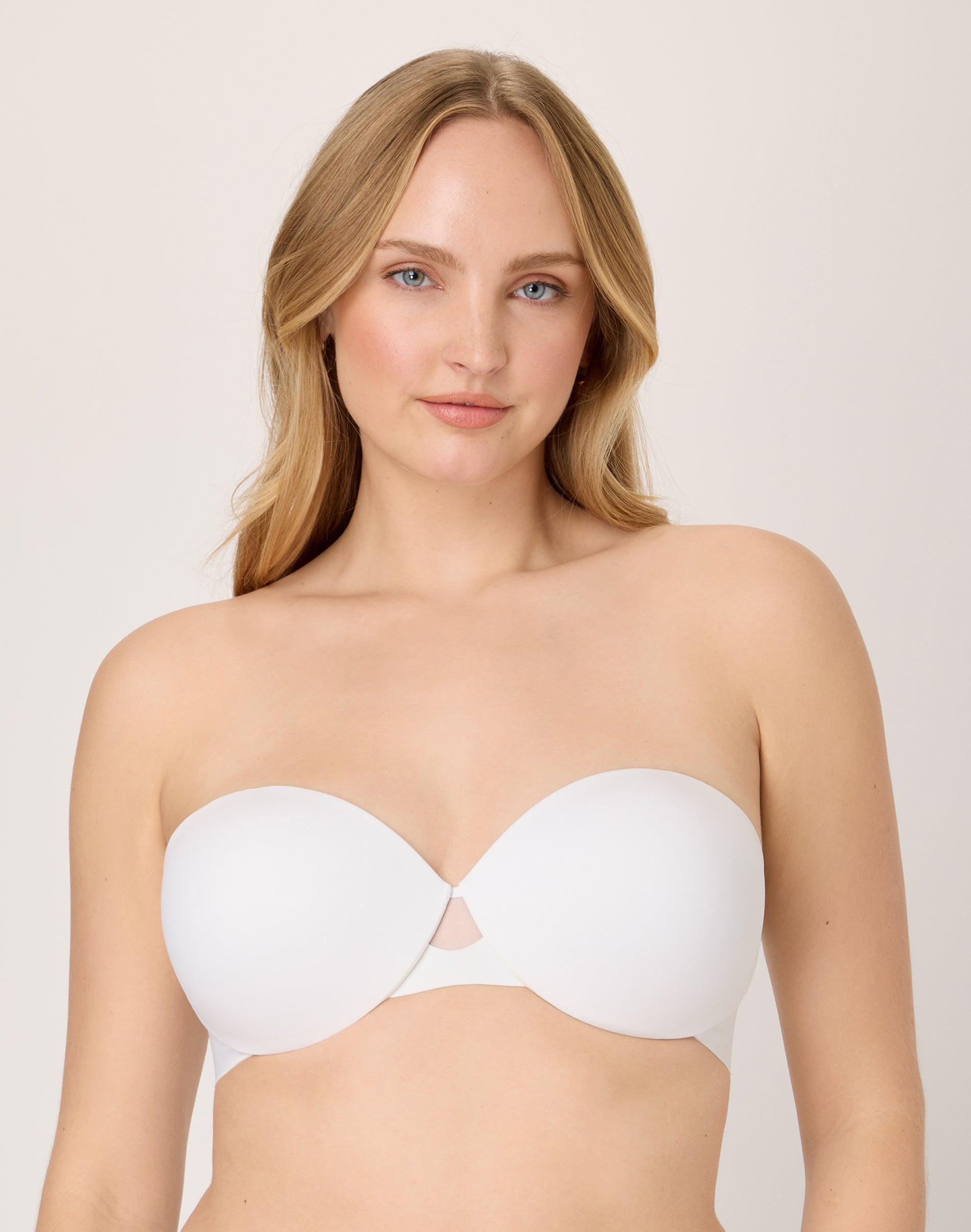 maidenform dreamwire multiway strapless bra with underwire white 32a women's