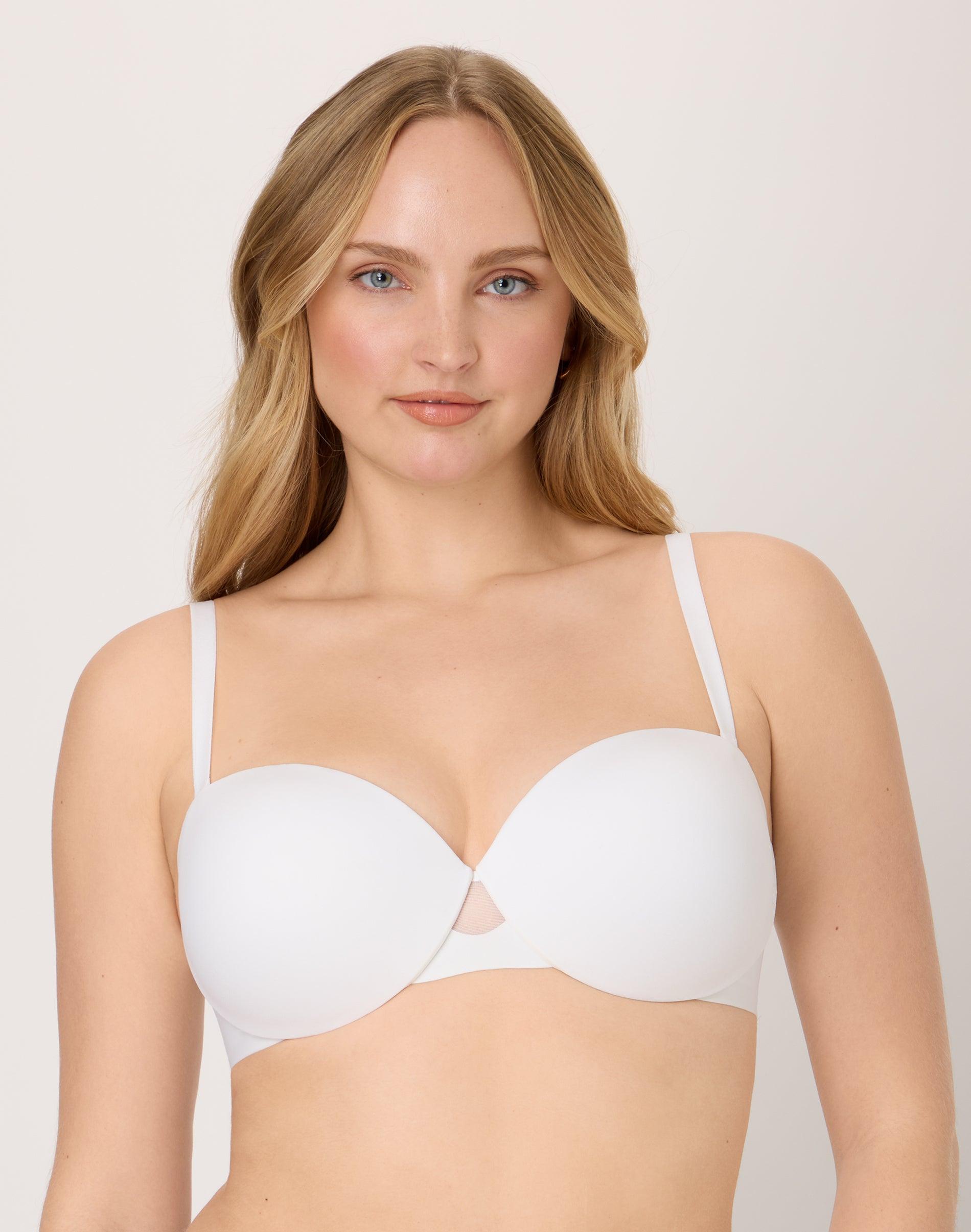 maidenform dreamwire strapless multiway underwire bra white 32a women's