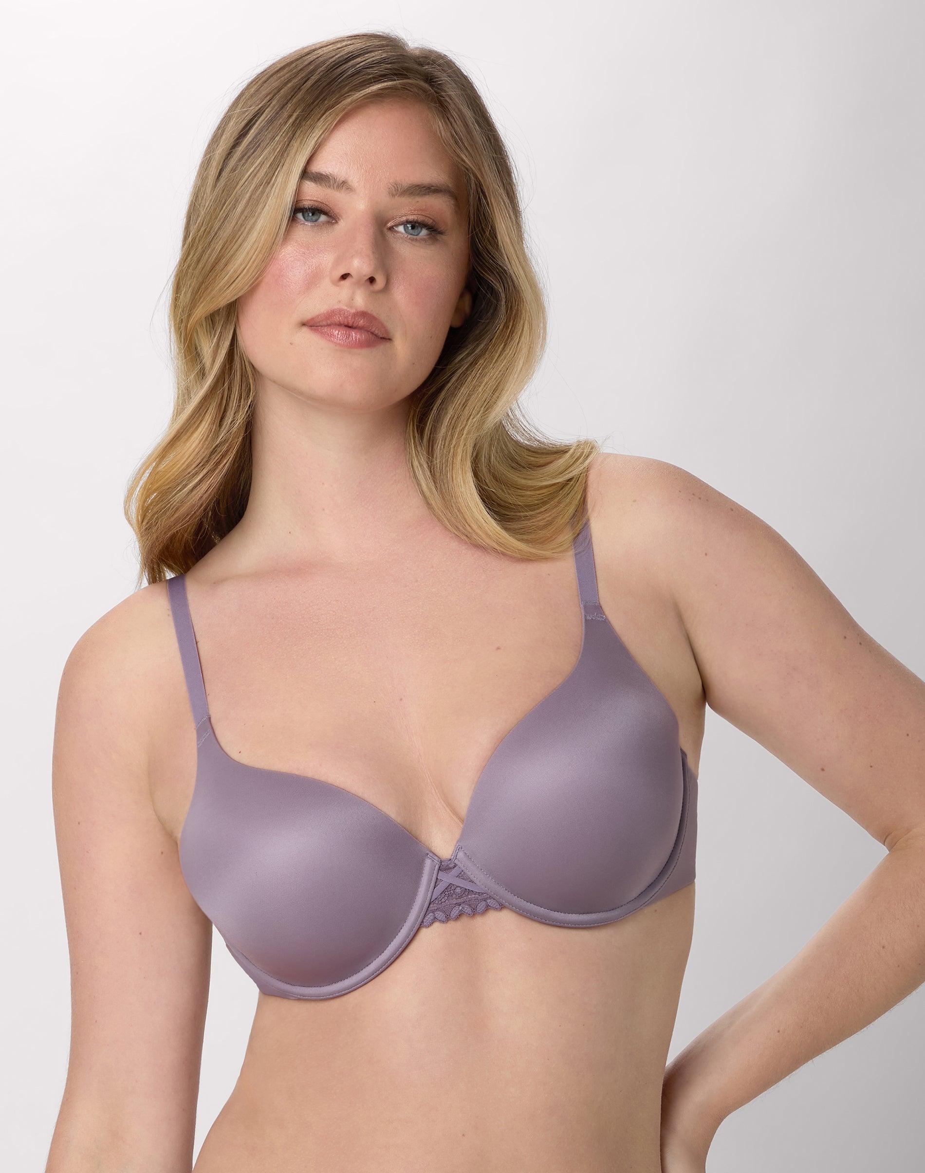 maidenform dreamwire underwire push-up bra perfectly purple 34b women's