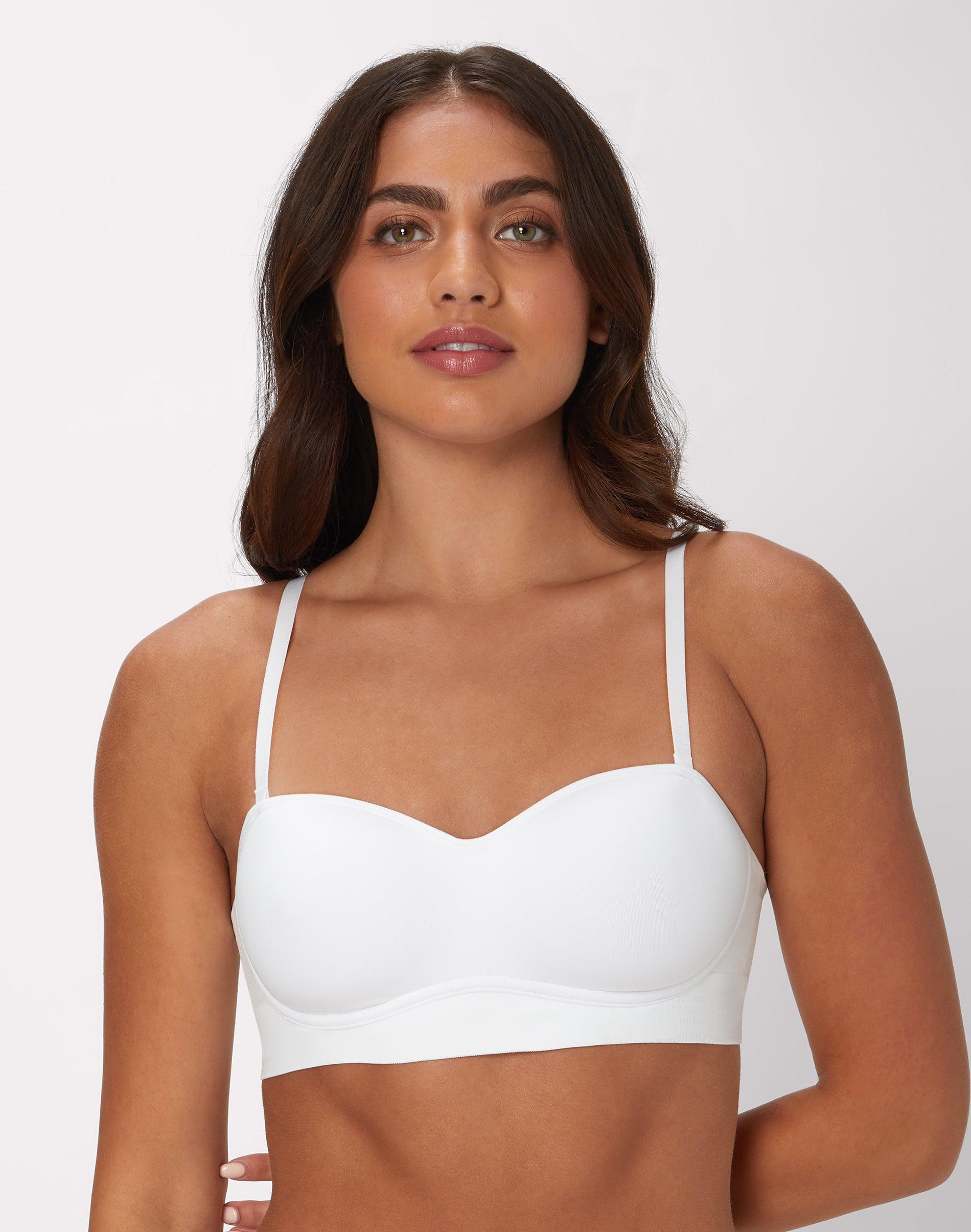 maidenform m wireless balconette bra white s women's