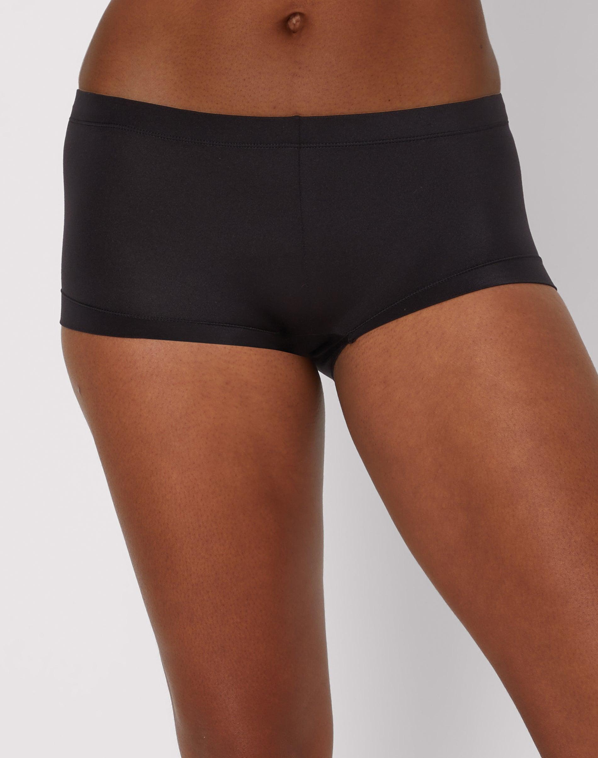 maidenform microfiber boyshort underwear black 5
