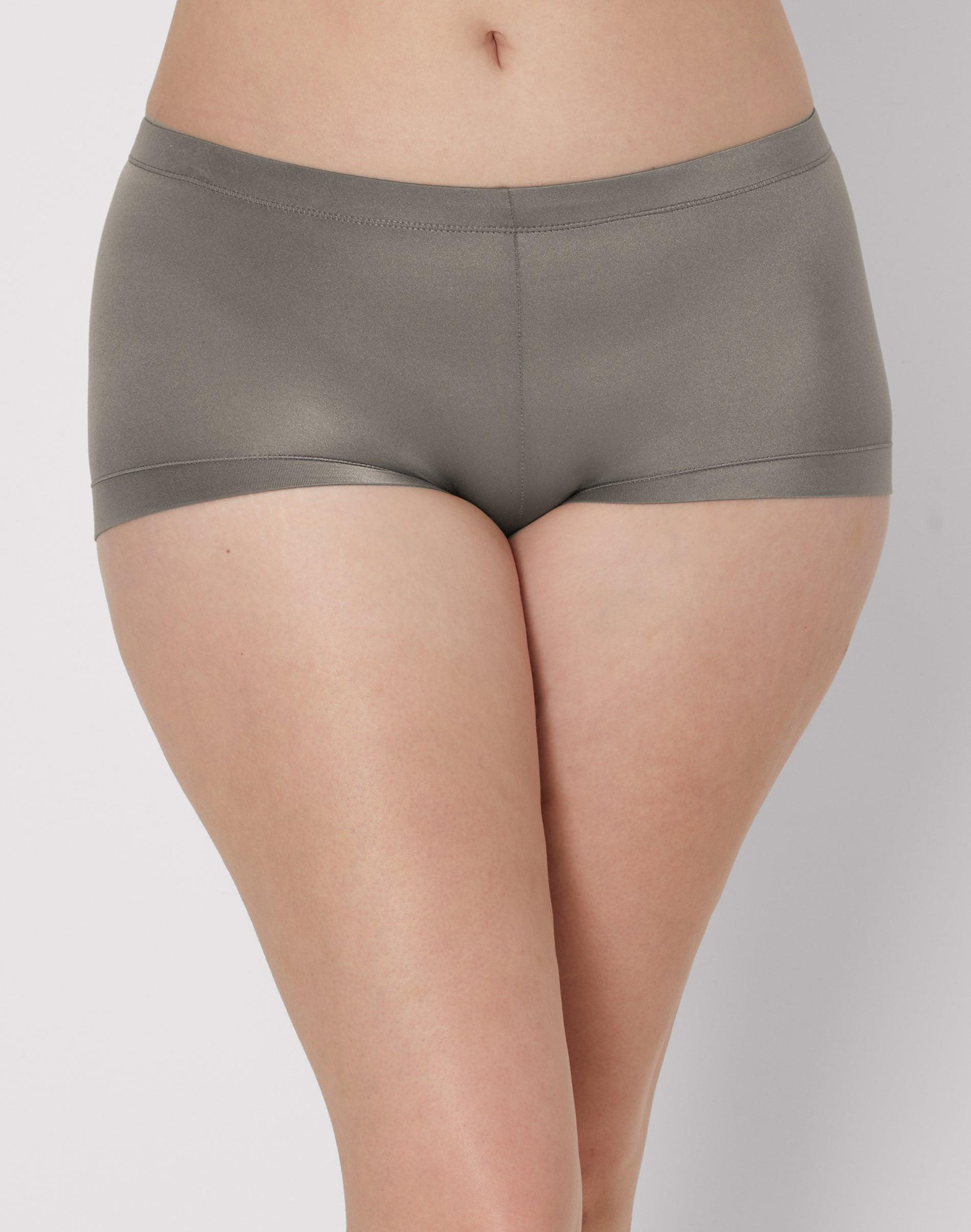 maidenform microfiber boyshort underwear steel grey 5