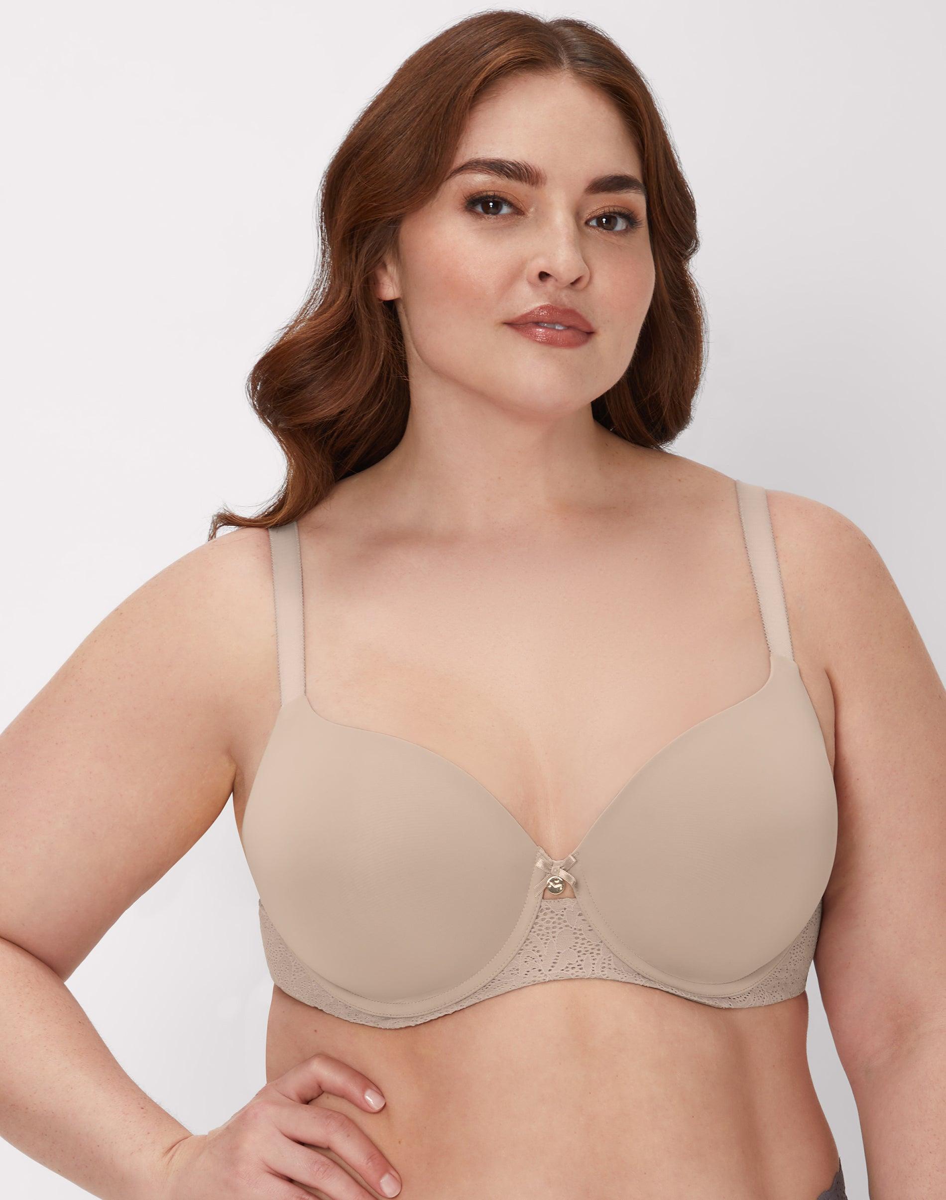 maidenform one fab fit custom lift underwire bra evening blush 34b women's