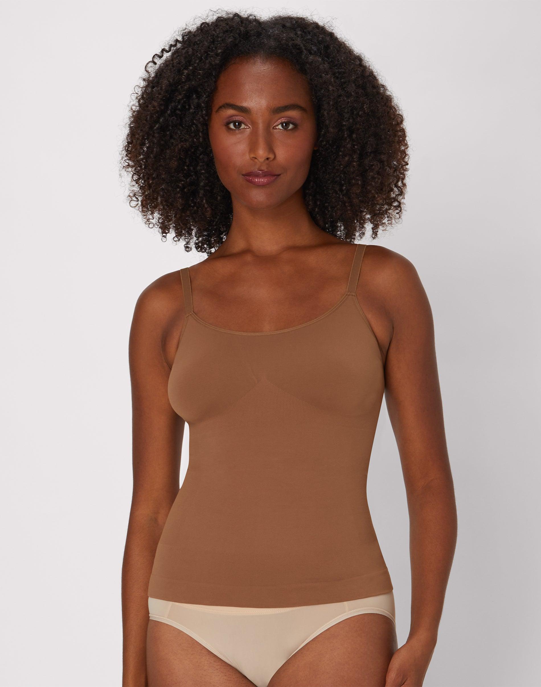 maidenform seamless cami shapewear bronzed chestnut s women's
