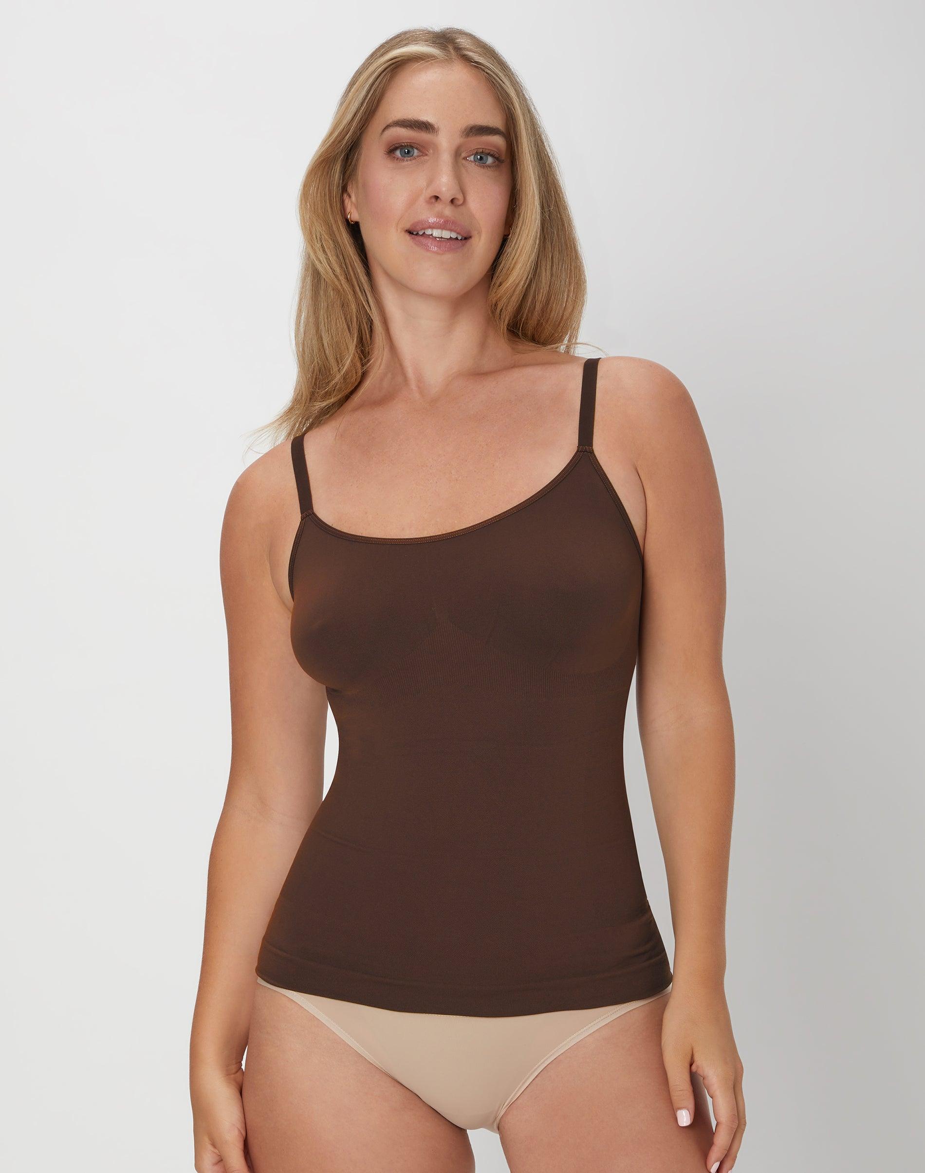 maidenform seamless cami shapewear just brown s women's
