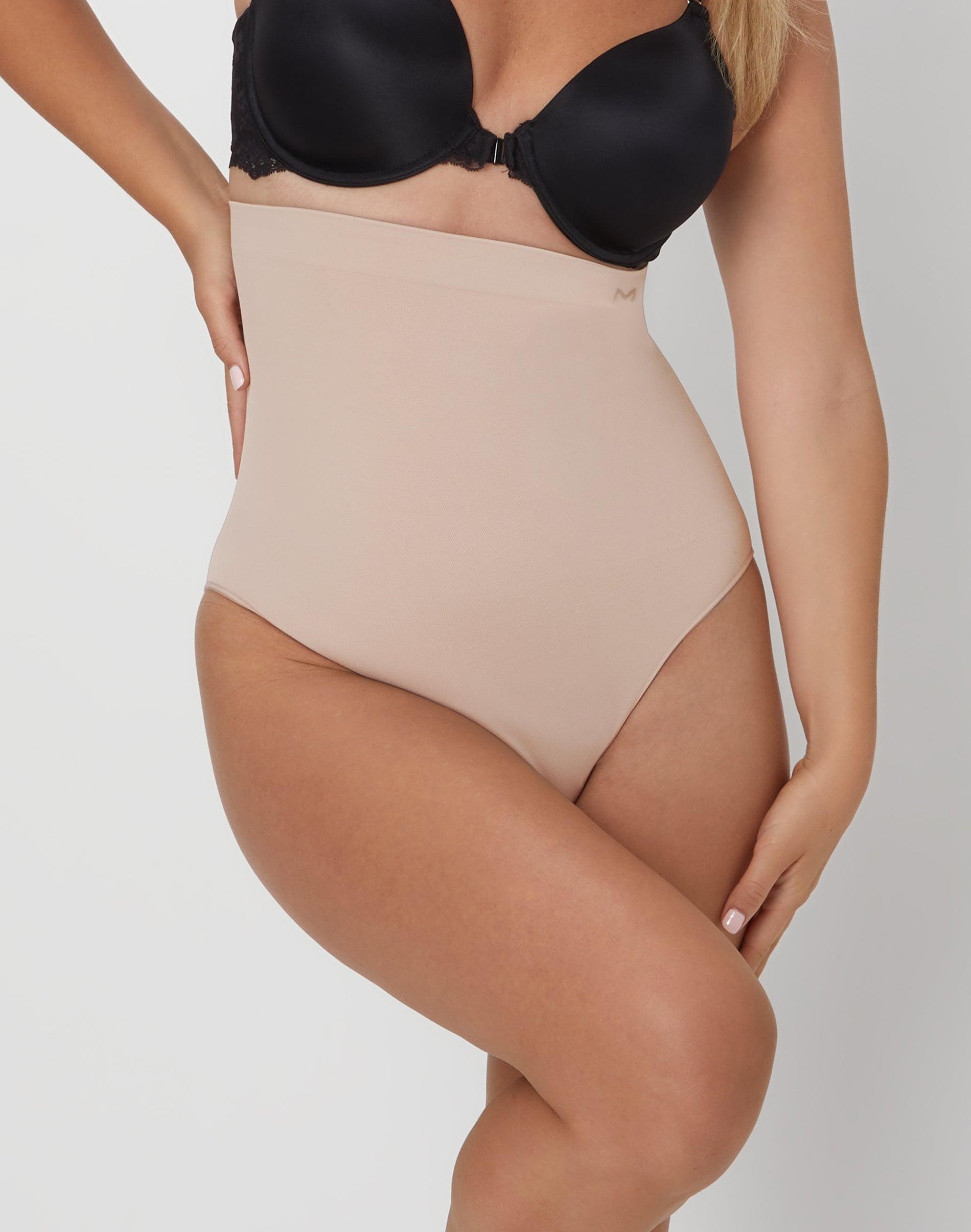 maidenform seamless tummy control shapewear underwear brief evening blush s women's