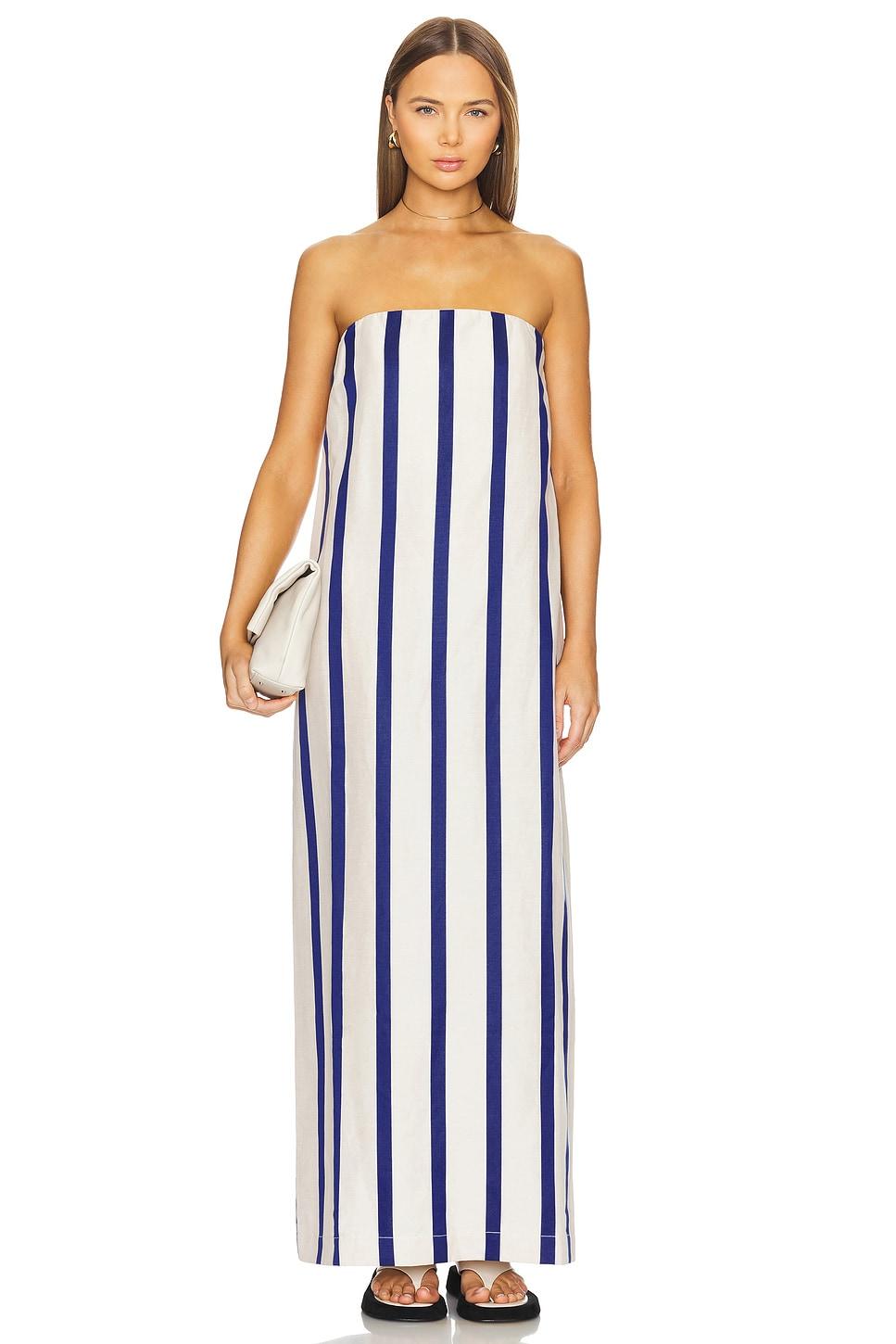 maine strapless maxi dress