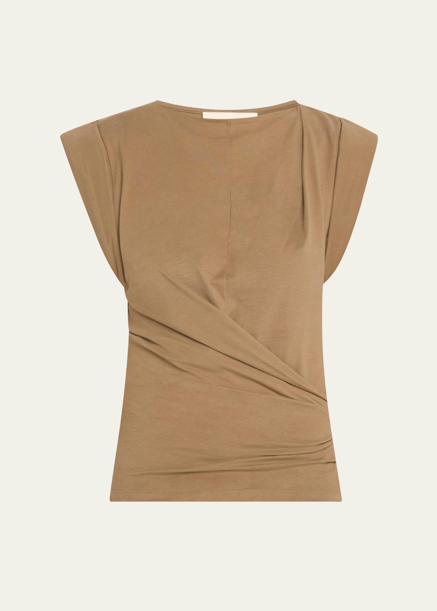 maisan draped jersey t-shirt
