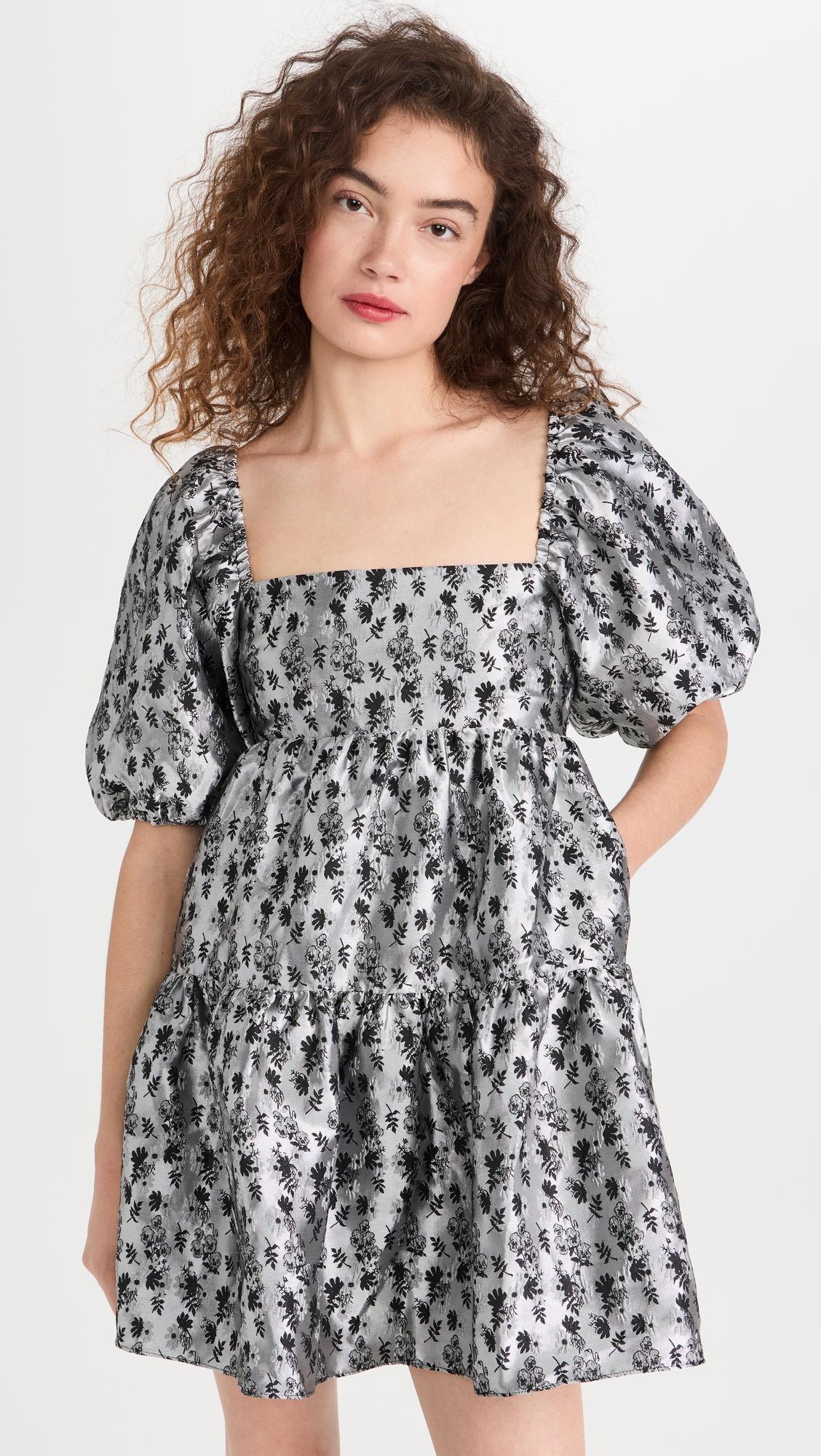 maisie dress in brocade