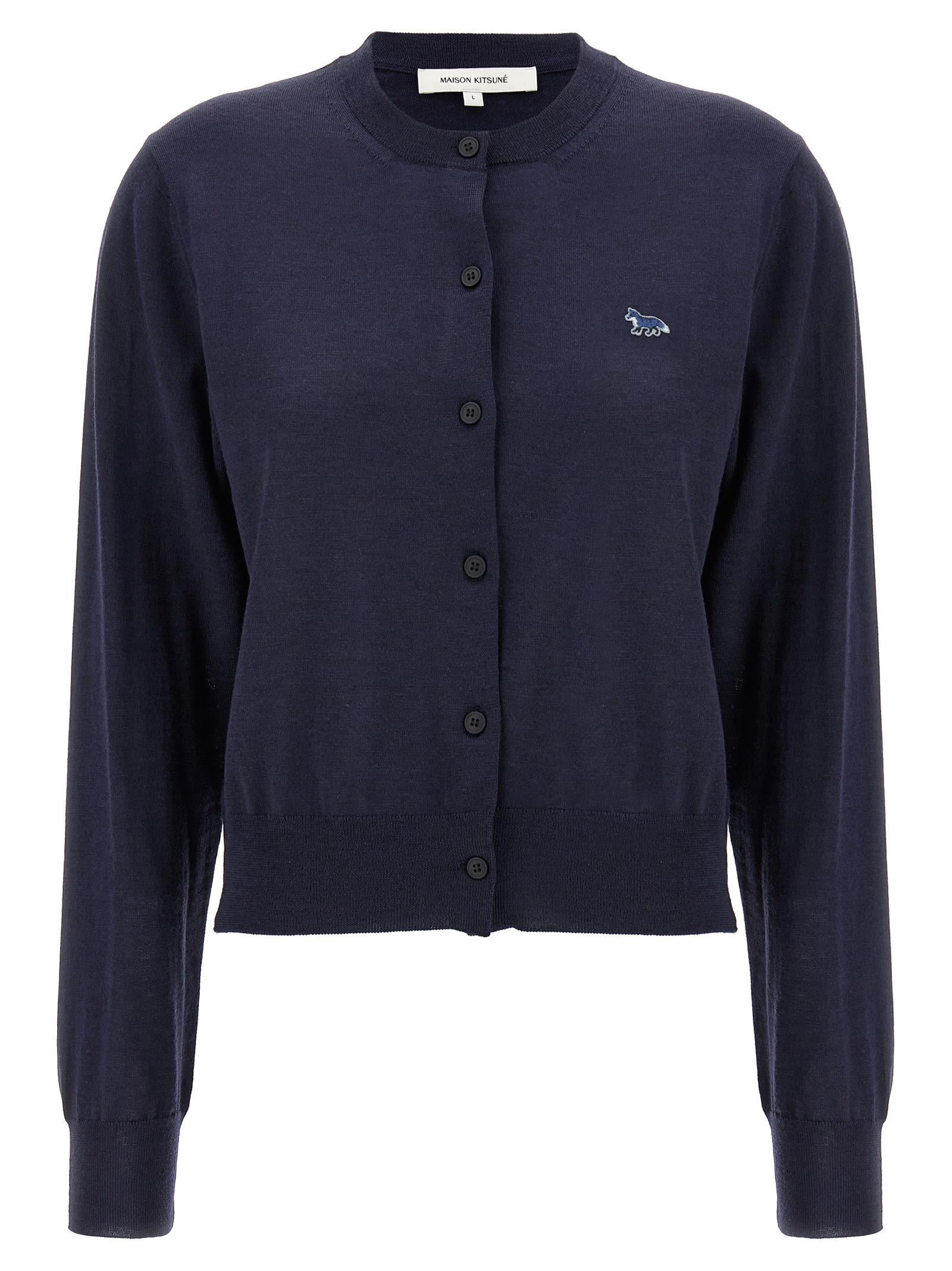maison kitsuné baby fox cardigan