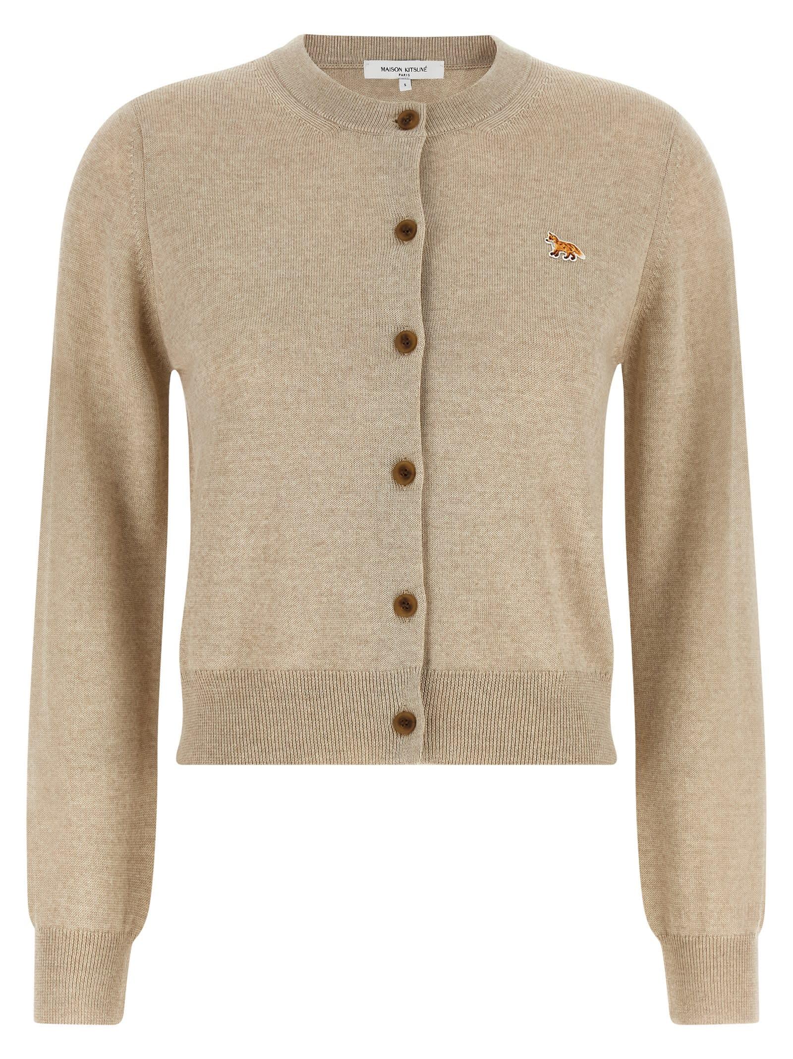 maison kitsuné baby fox cardigan