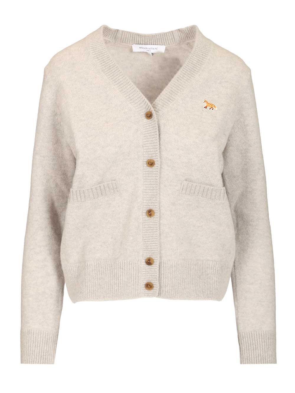 maison kitsuné baby fox cardigan