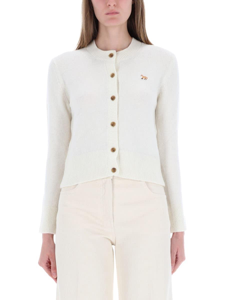 maison kitsuné baby fox cardigan