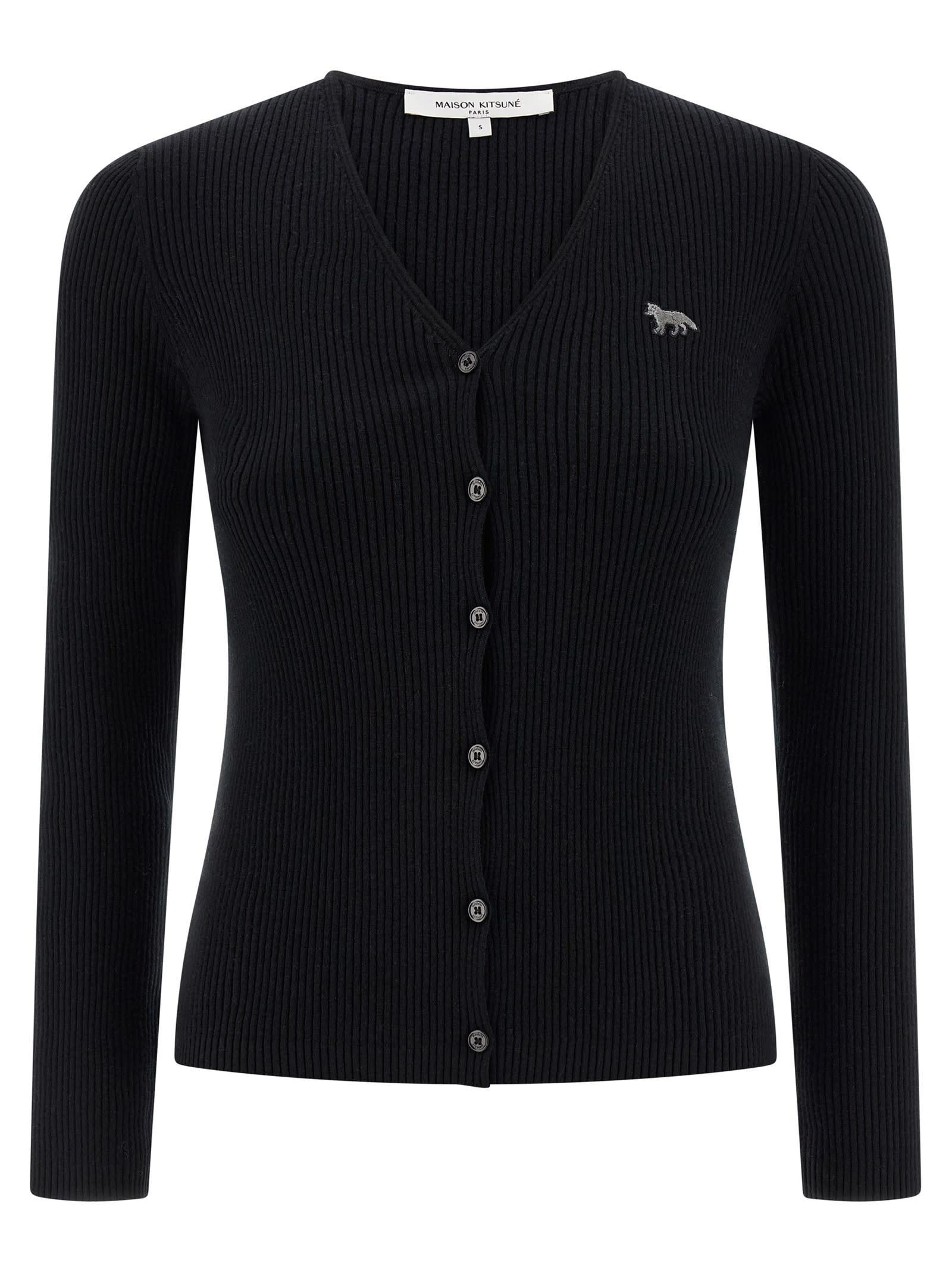 maison kitsuné baby fox cardigan