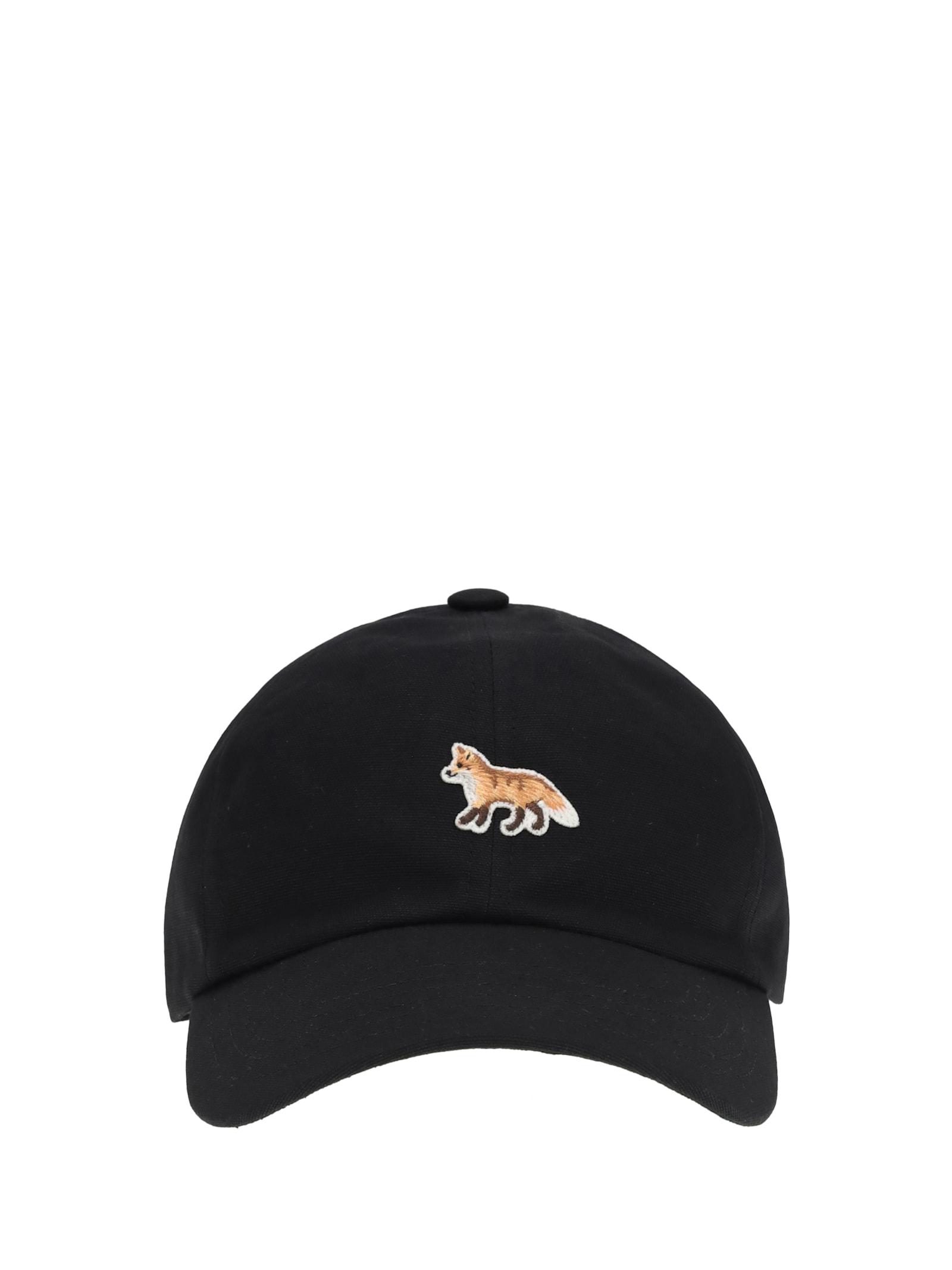 maison kitsuné fox baseball hat