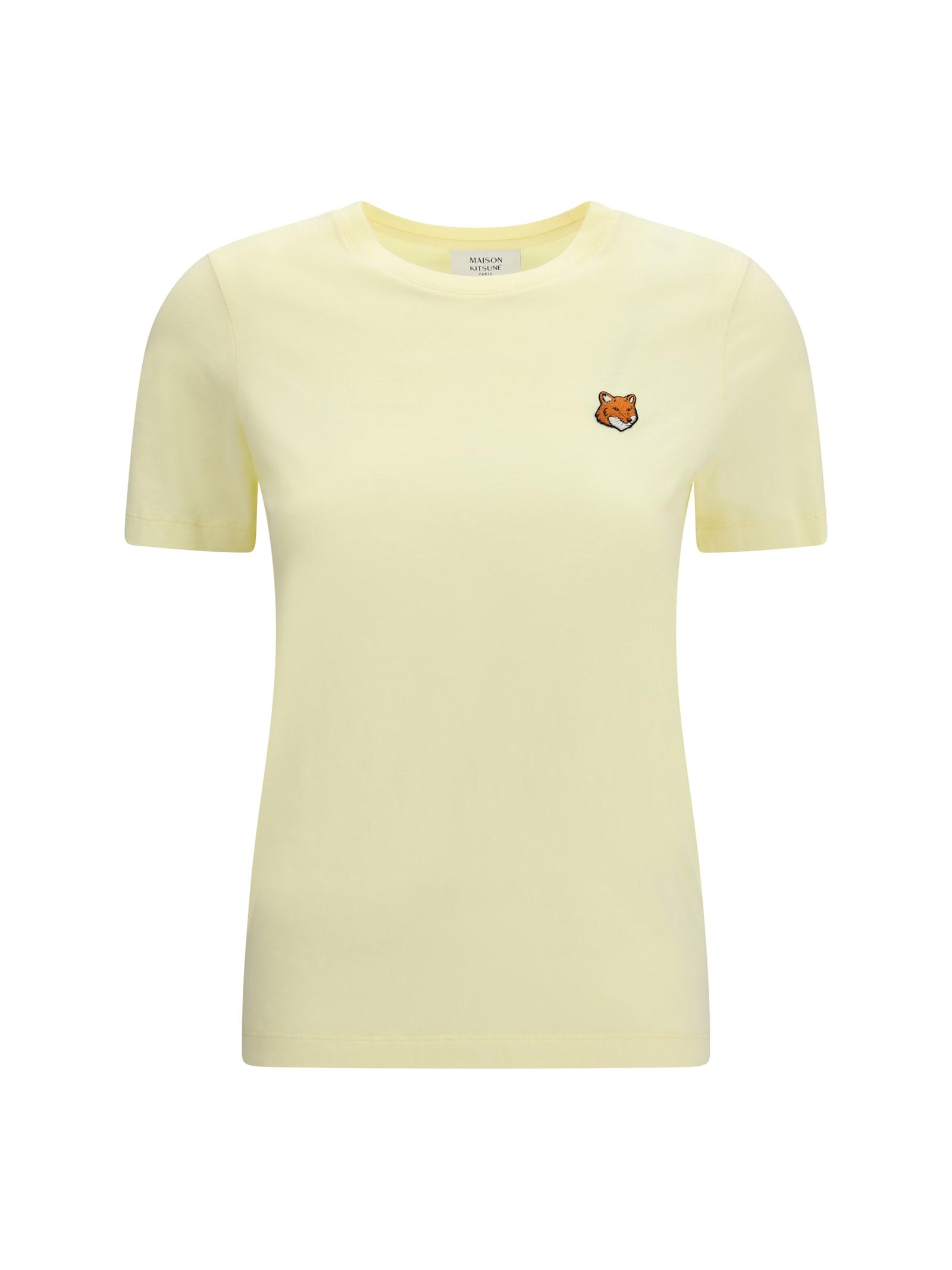 maison kitsuné fox head regular t-shirt
