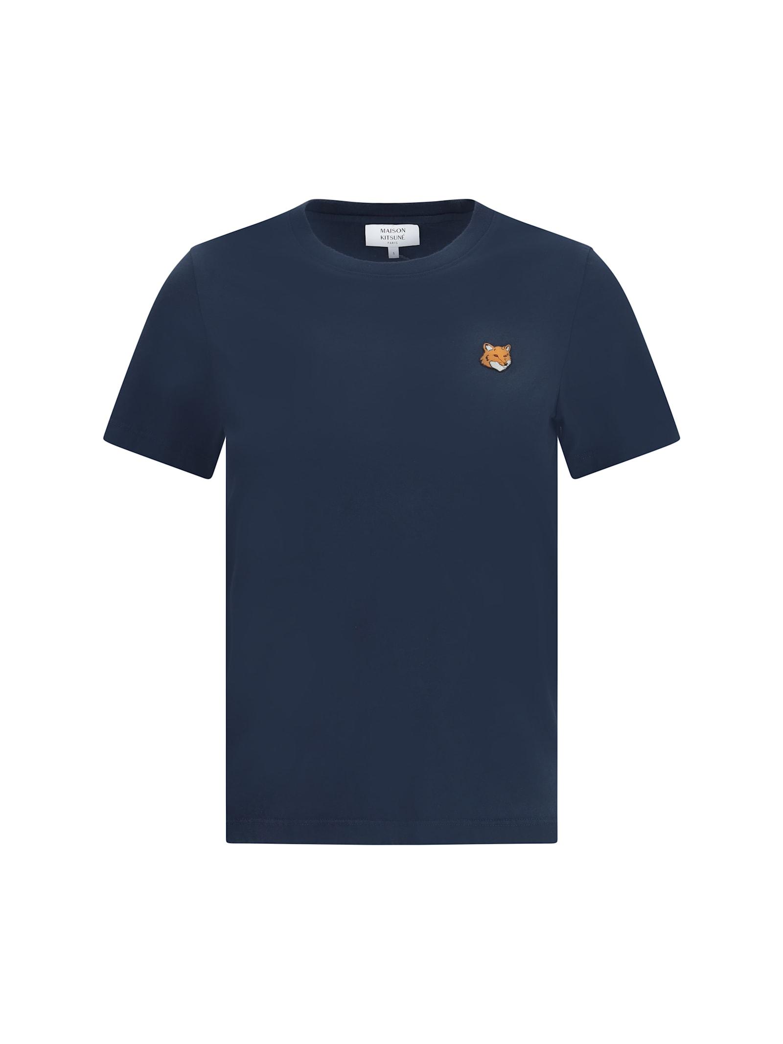 maison kitsuné fox head regular t-shirt