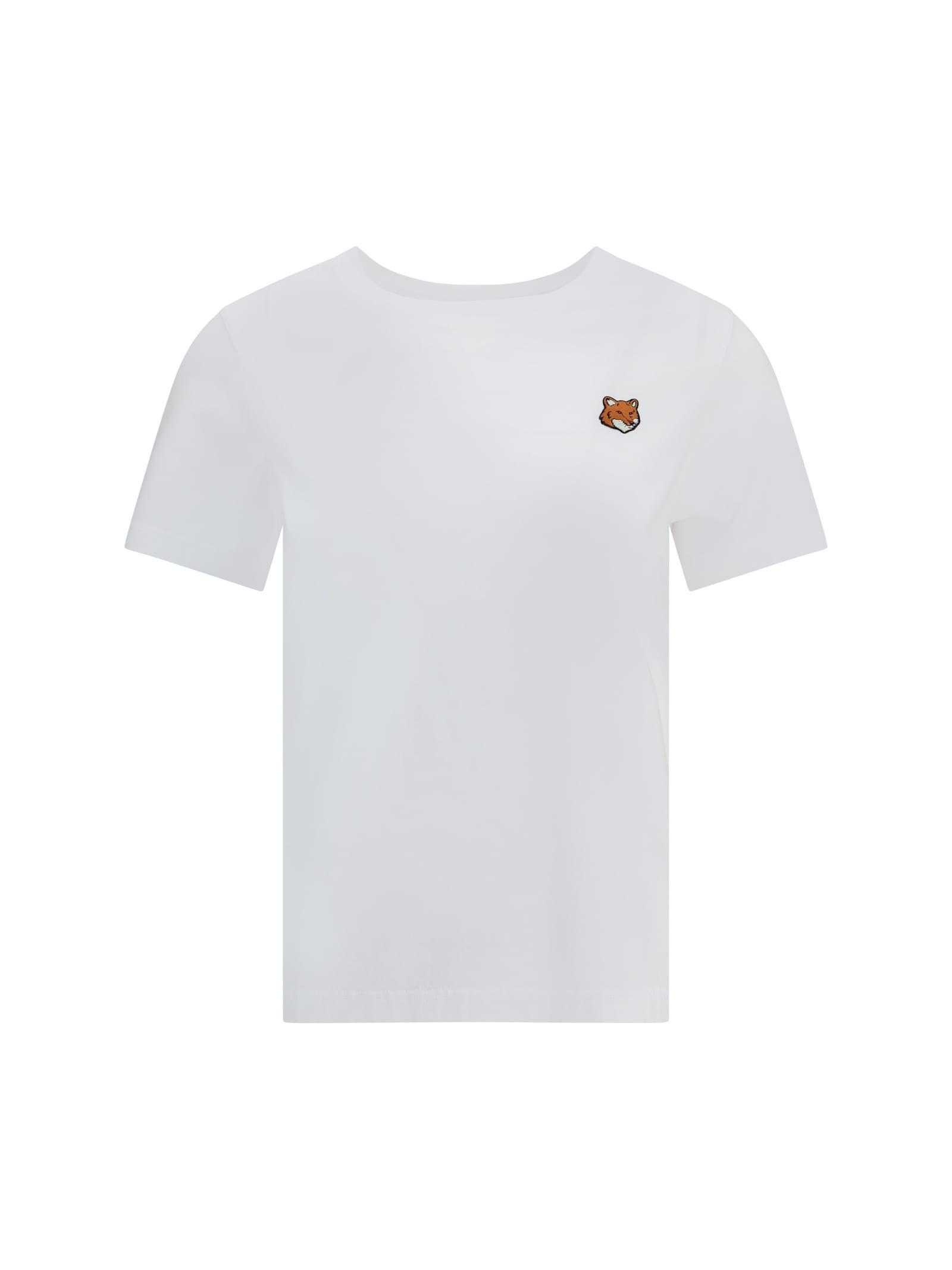 maison kitsuné fox head regular t-shirt