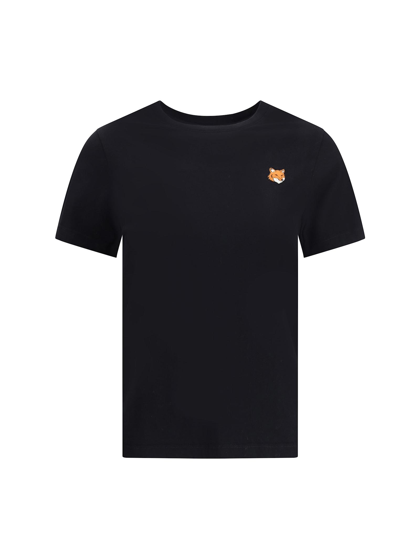 maison kitsuné fox head regular t-shirt
