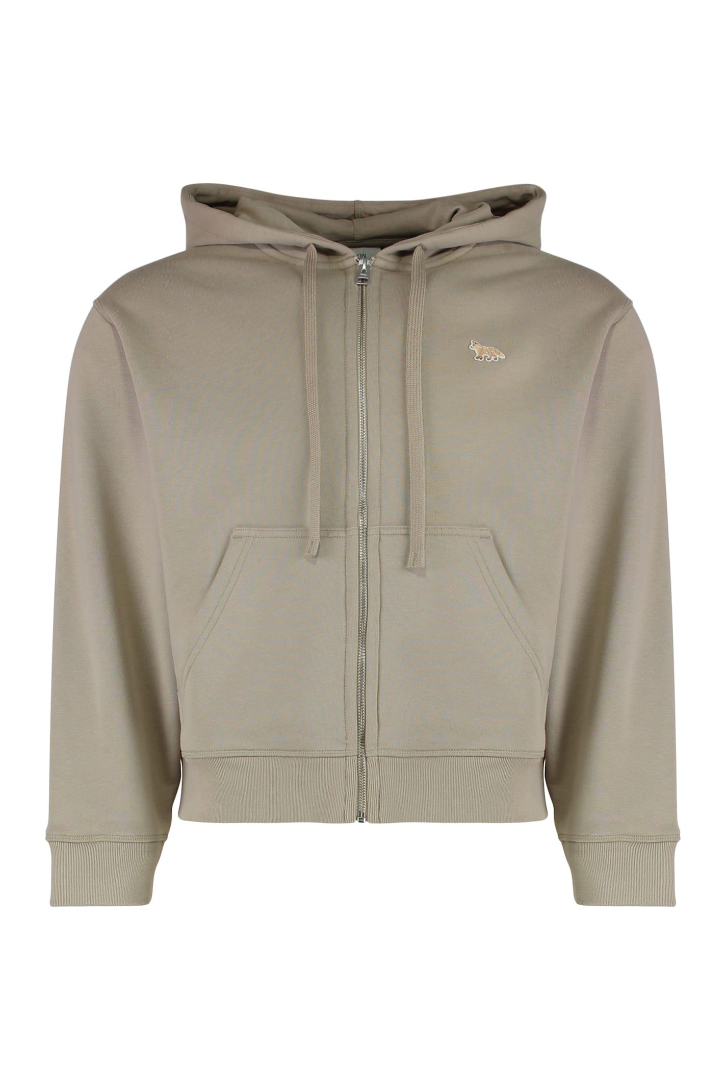 maison kitsuné full-zip hoodie