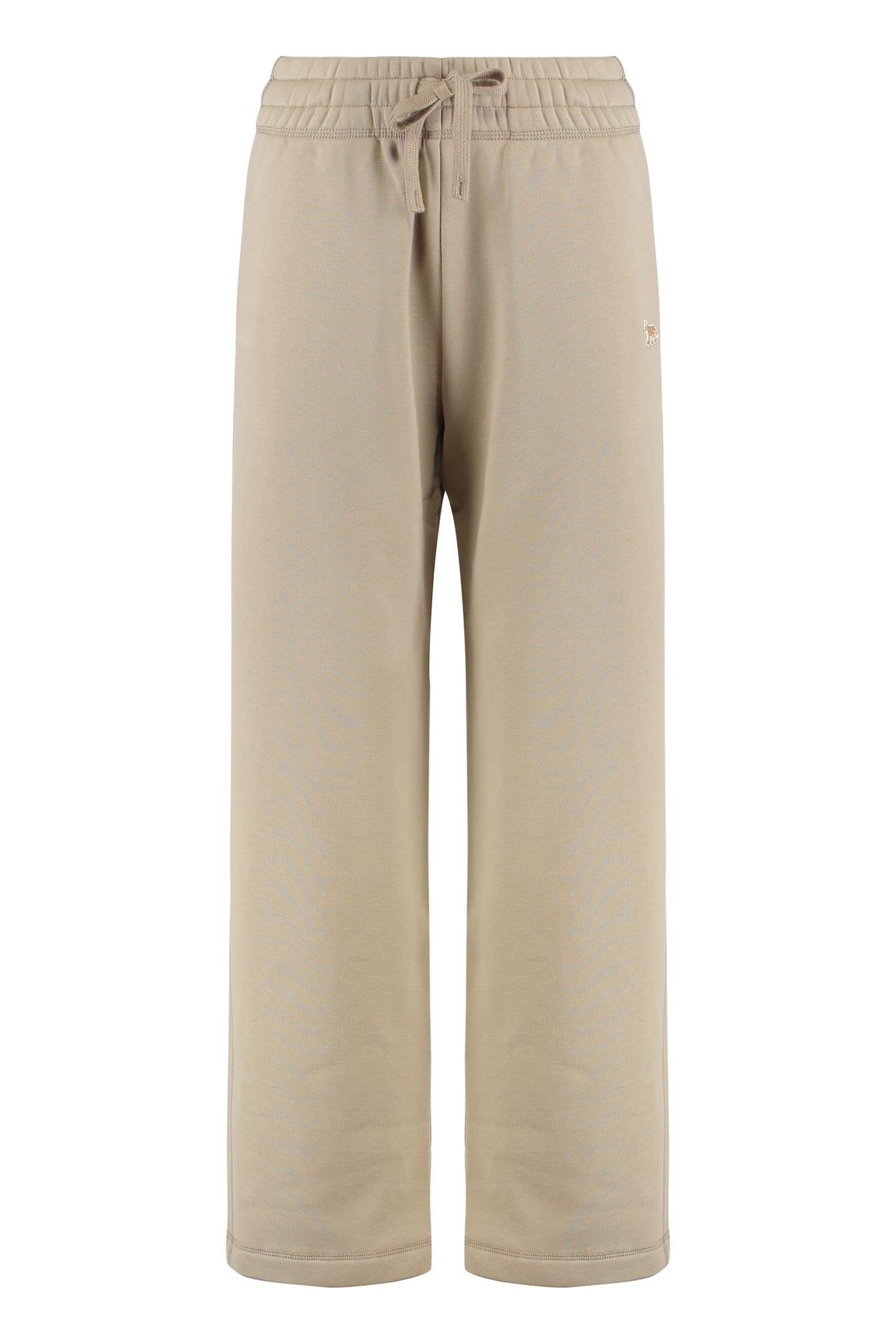 maison kitsuné jogging pants in cotton