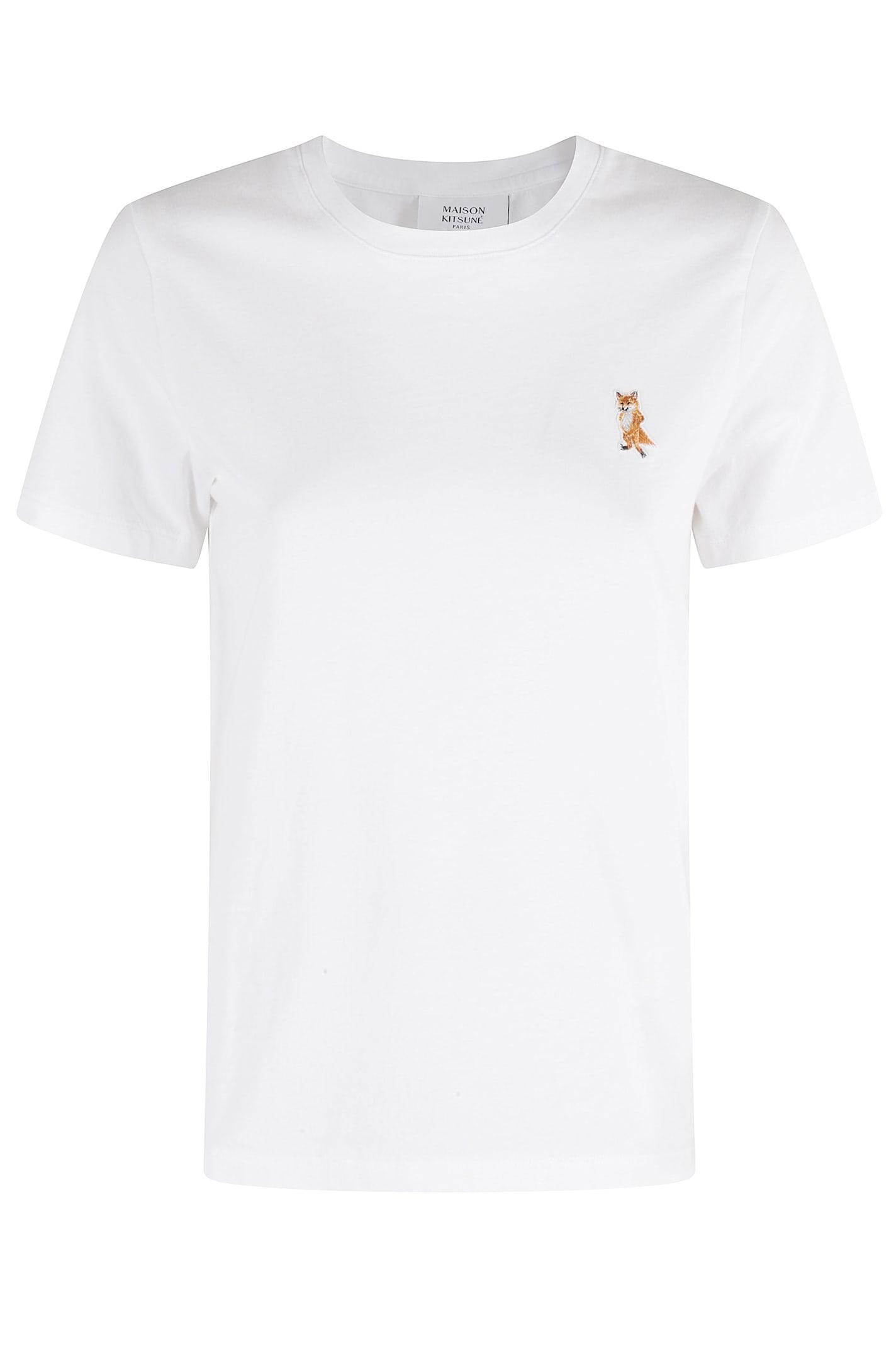 maison kitsuné lady fox regular tee-shirt