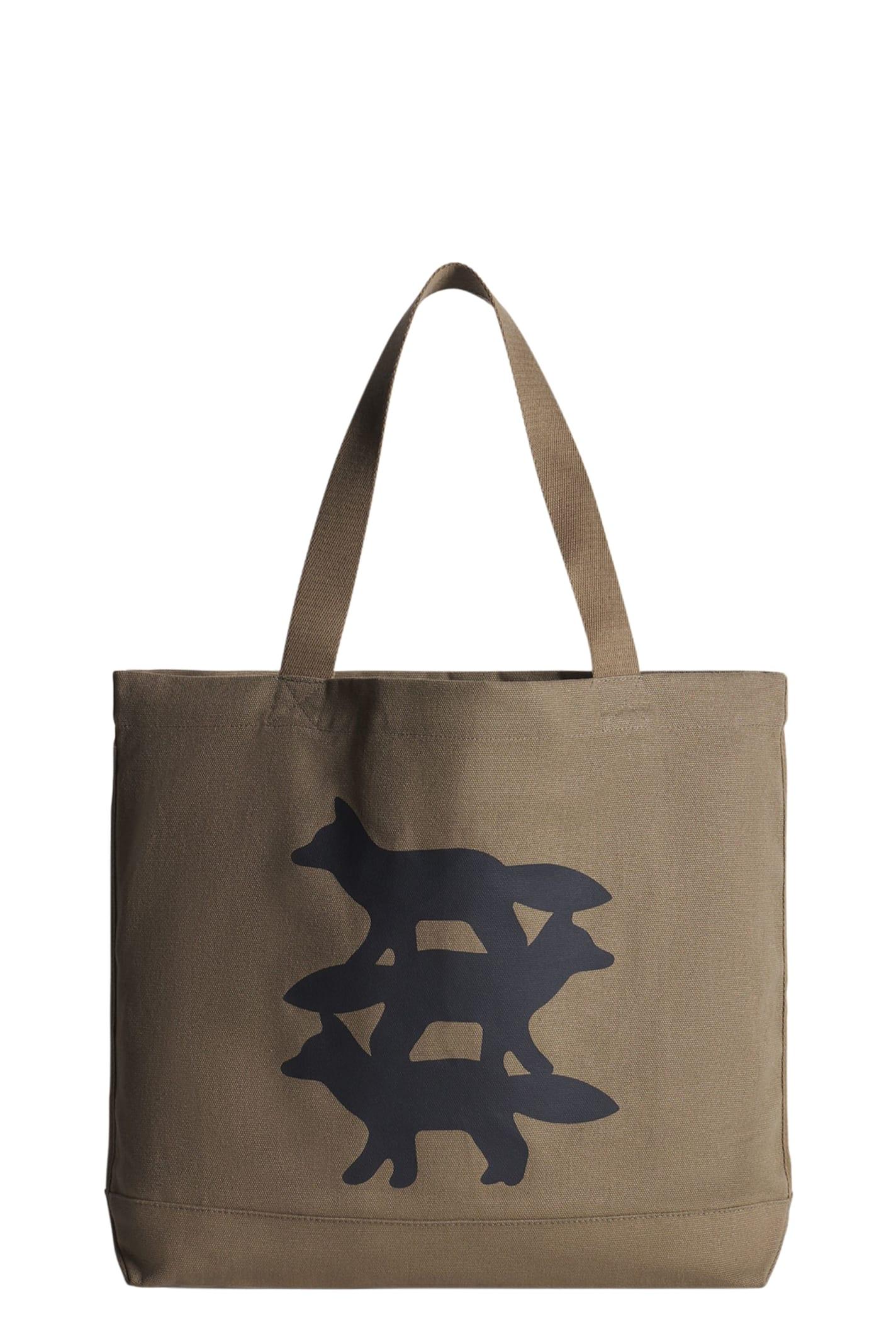 maison kitsuné stunt foxe tote