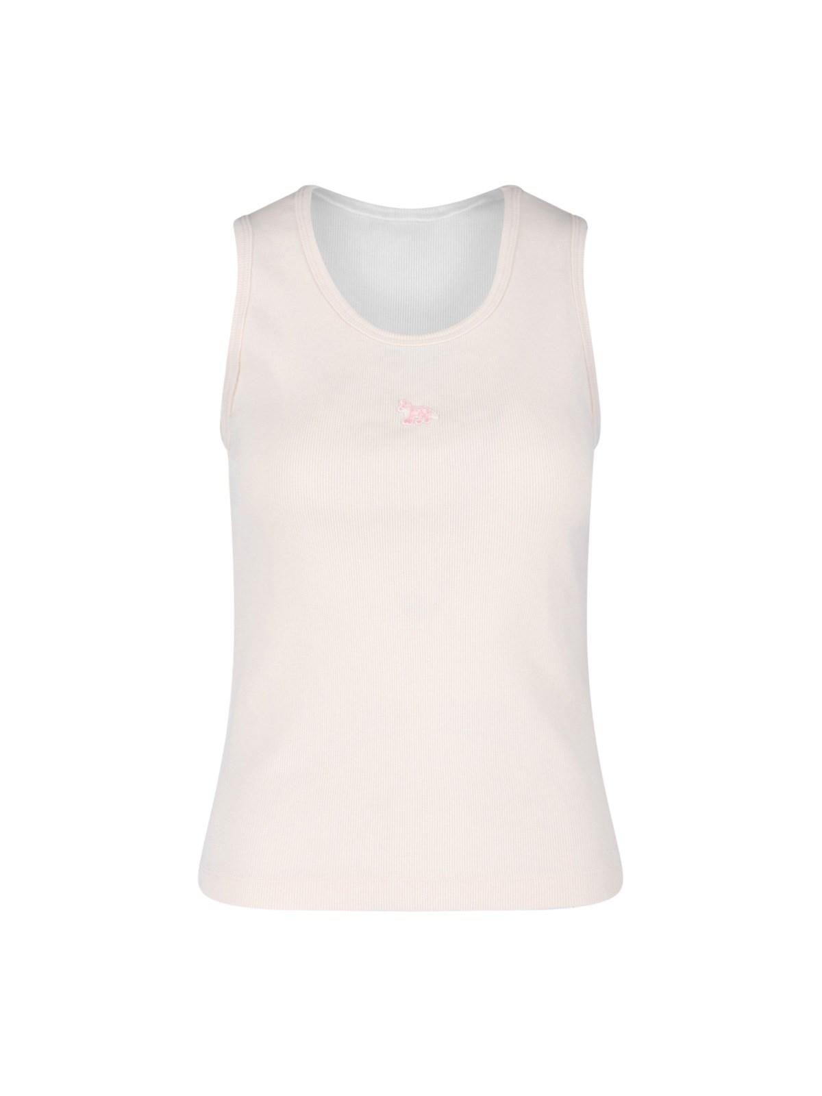 maison kitsuné tank top "baby fox"