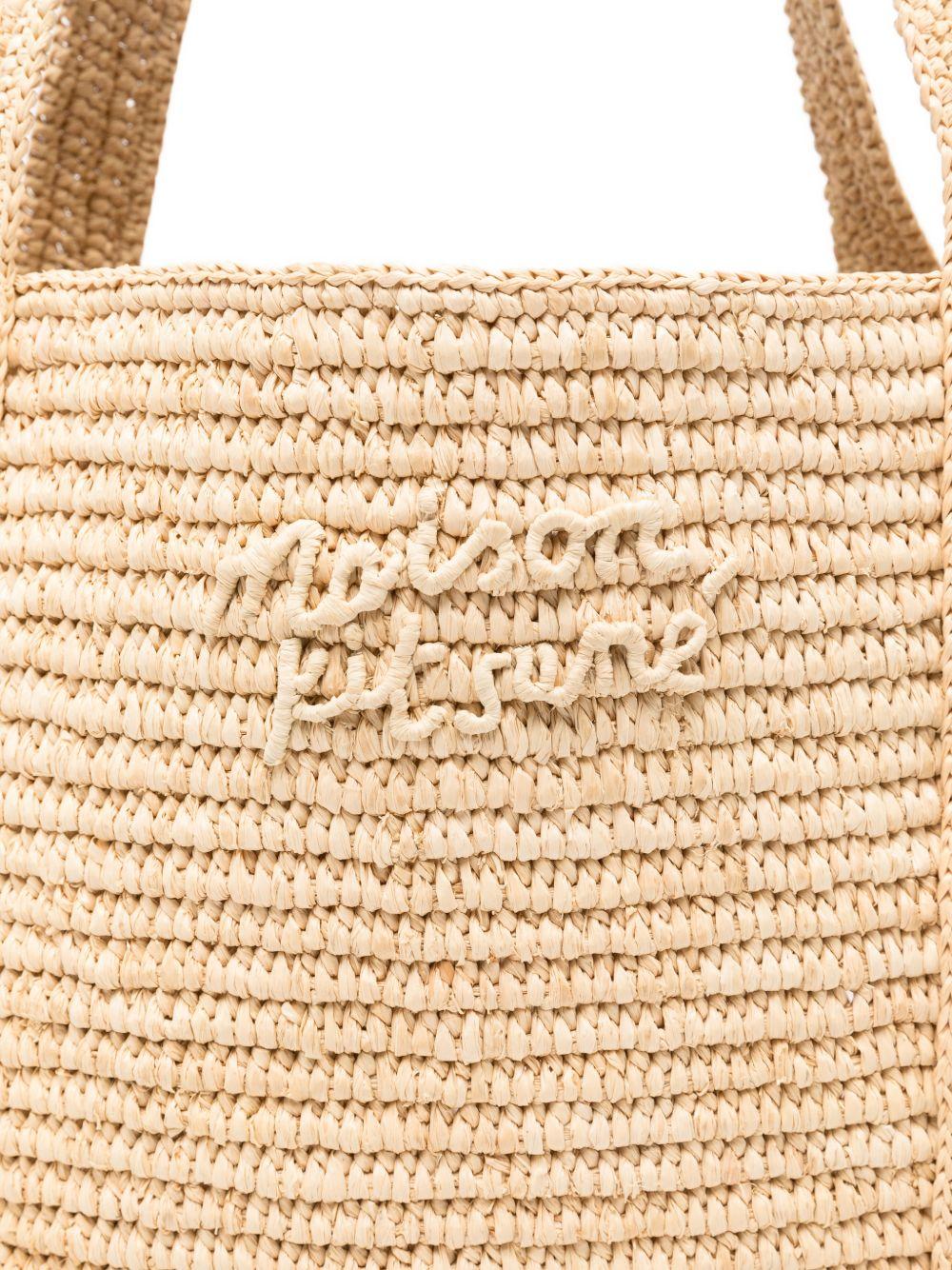 maison kitsune' maison kitsune bags beige - women