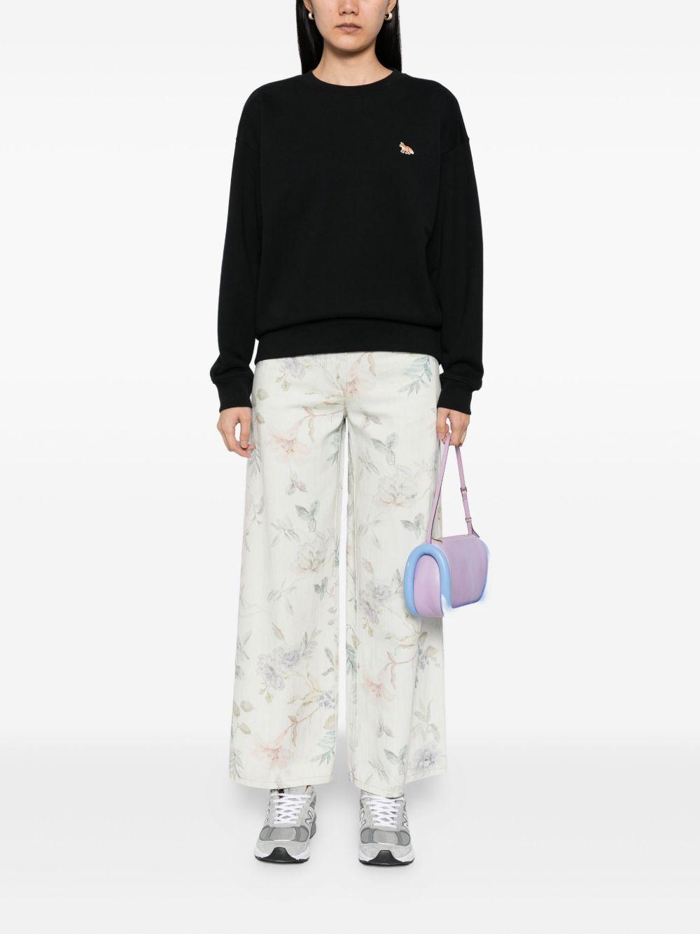 maison kitsune' maison kitsune sweaters black cotton - women