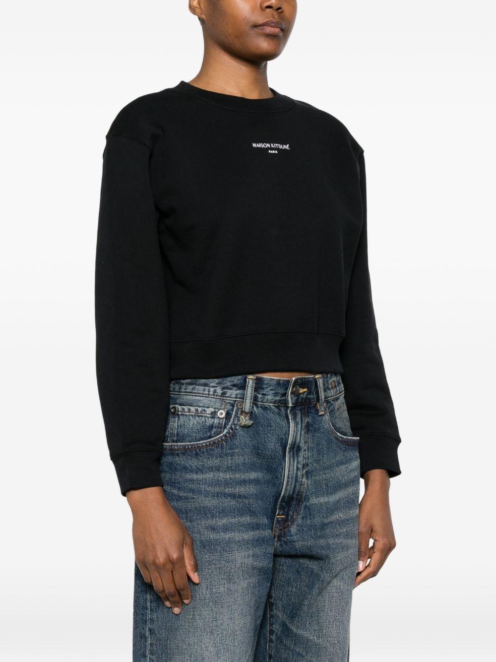 maison kitsune' maison kitsune sweaters black organic cotton - women