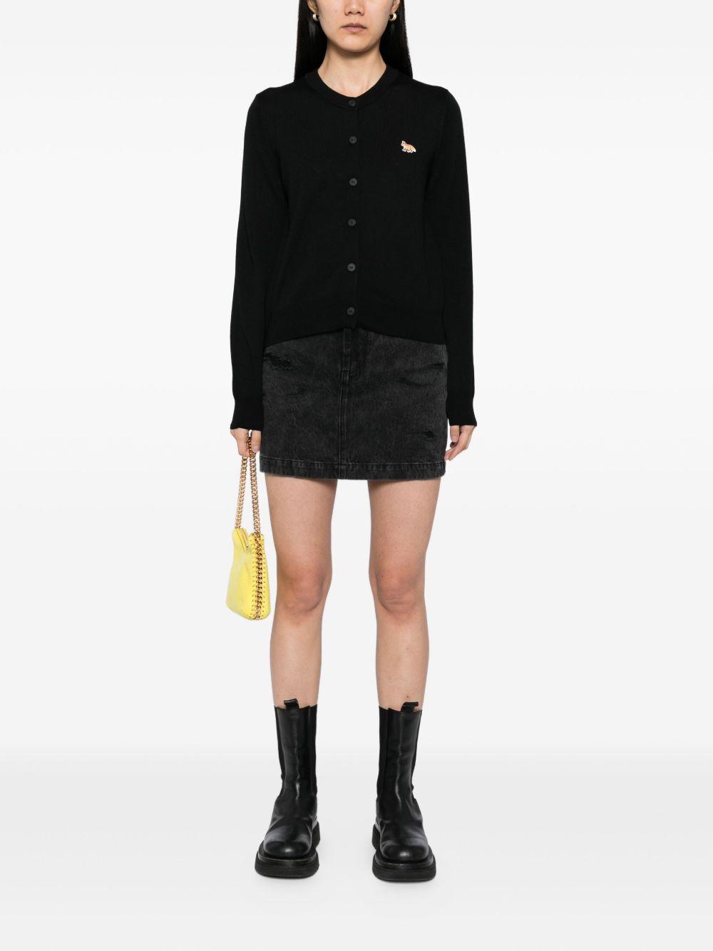maison kitsune' maison kitsune sweaters black wool - women