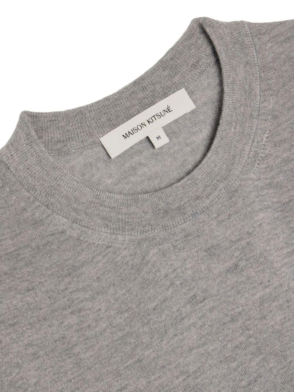 maison kitsune' maison kitsune sweaters grey wool 100 % - women