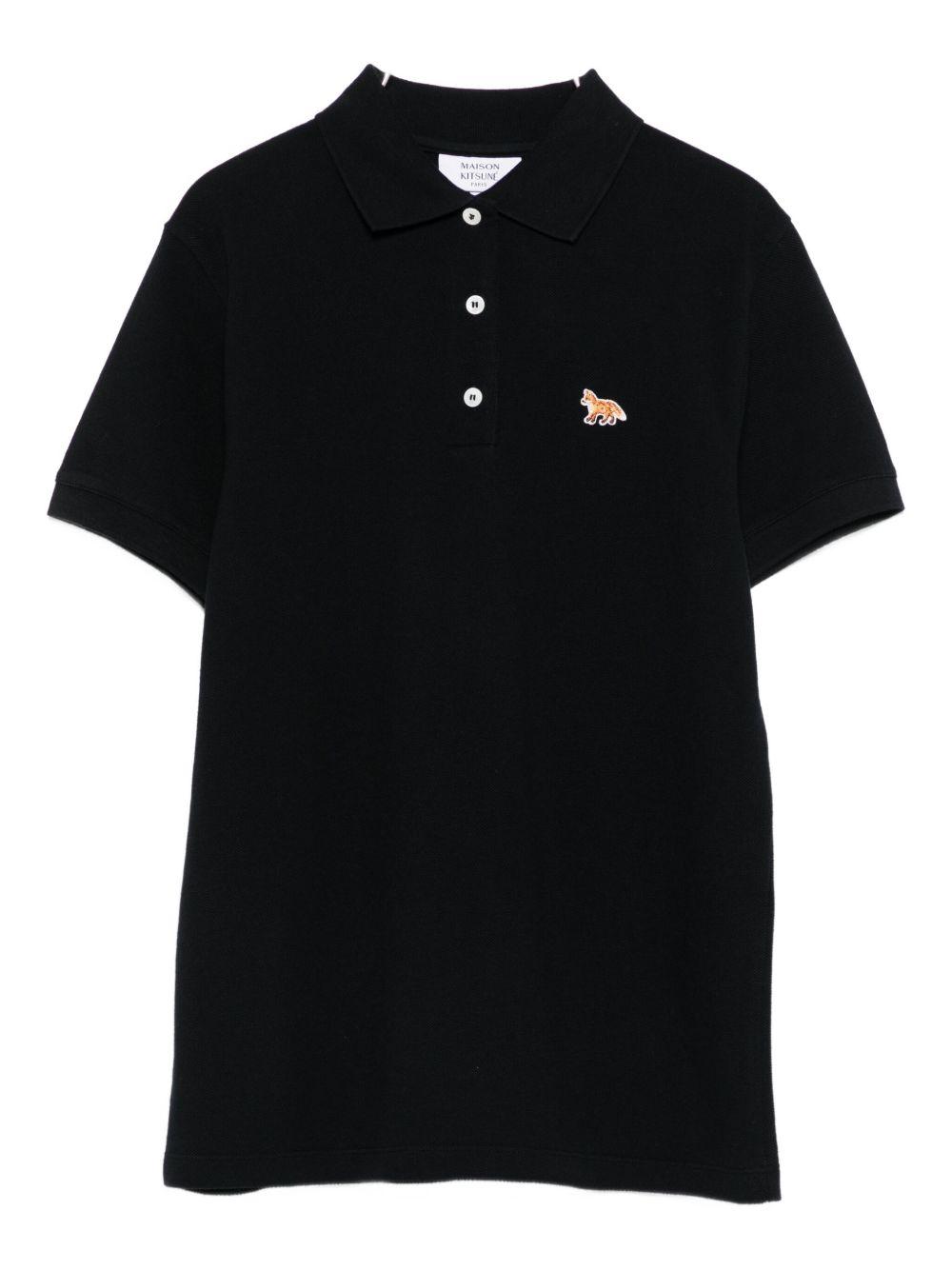 maison kitsune' maison kitsune t-shirts and polos black cotton - women