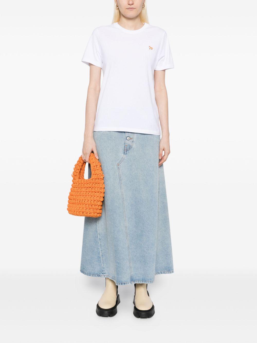 maison kitsune' maison kitsune t-shirts and polos white cotton - women