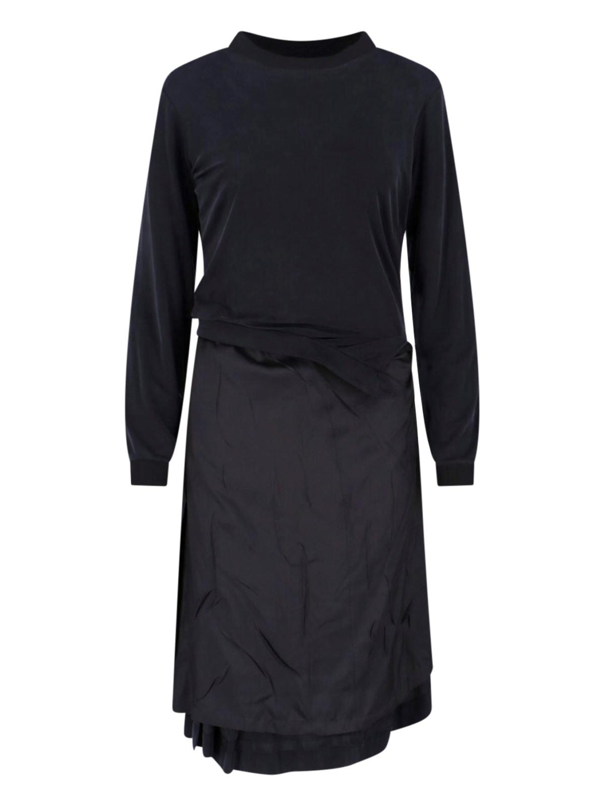 maison margiela 'four stitches' midi dress
