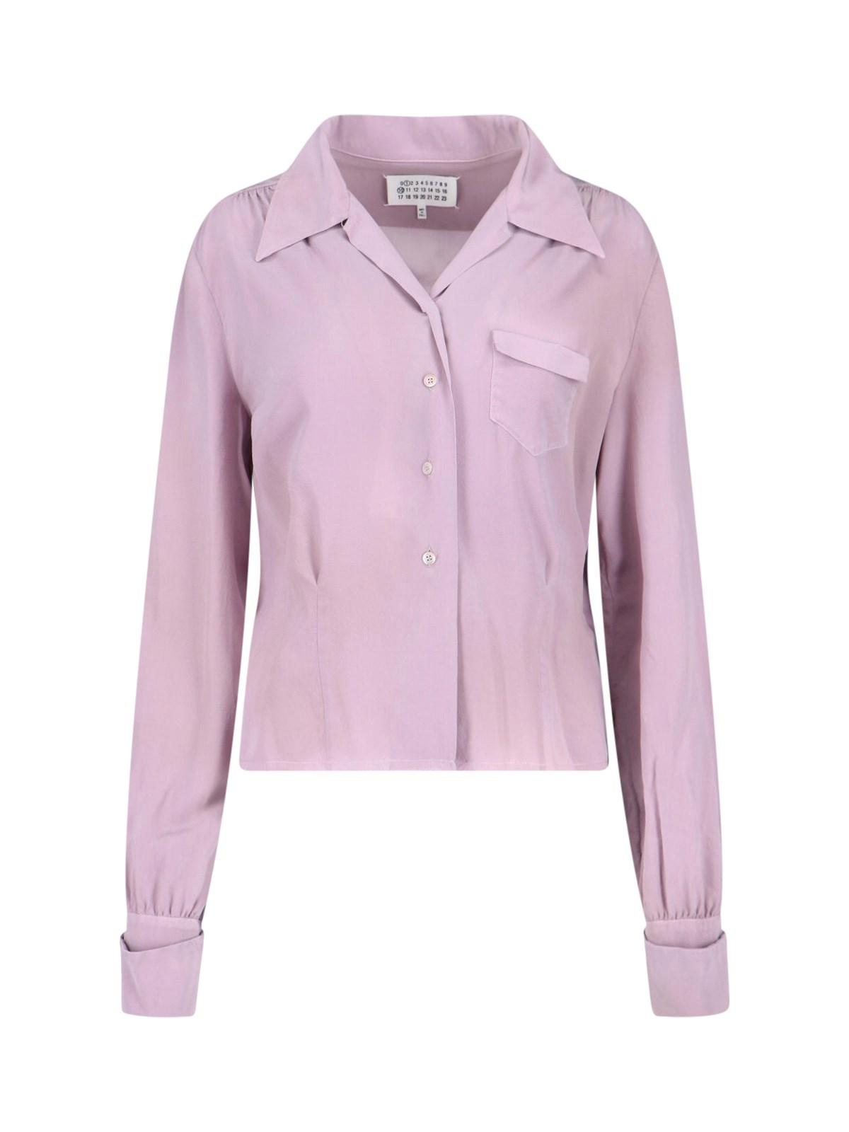 maison margiela 'four stitches' silk shirt