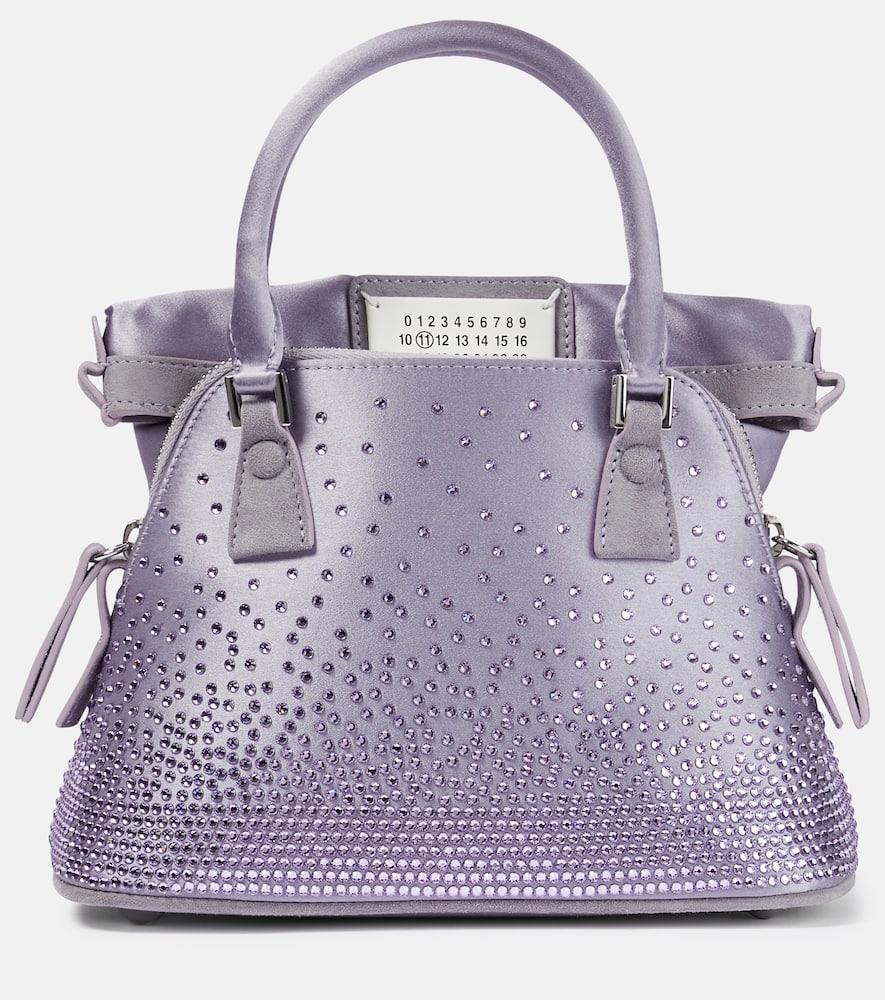 maison margiela 5ac classique micro satin shoulder bag