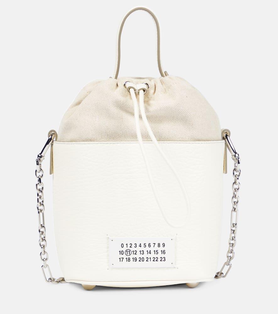 maison margiela 5ac leather bucket bag