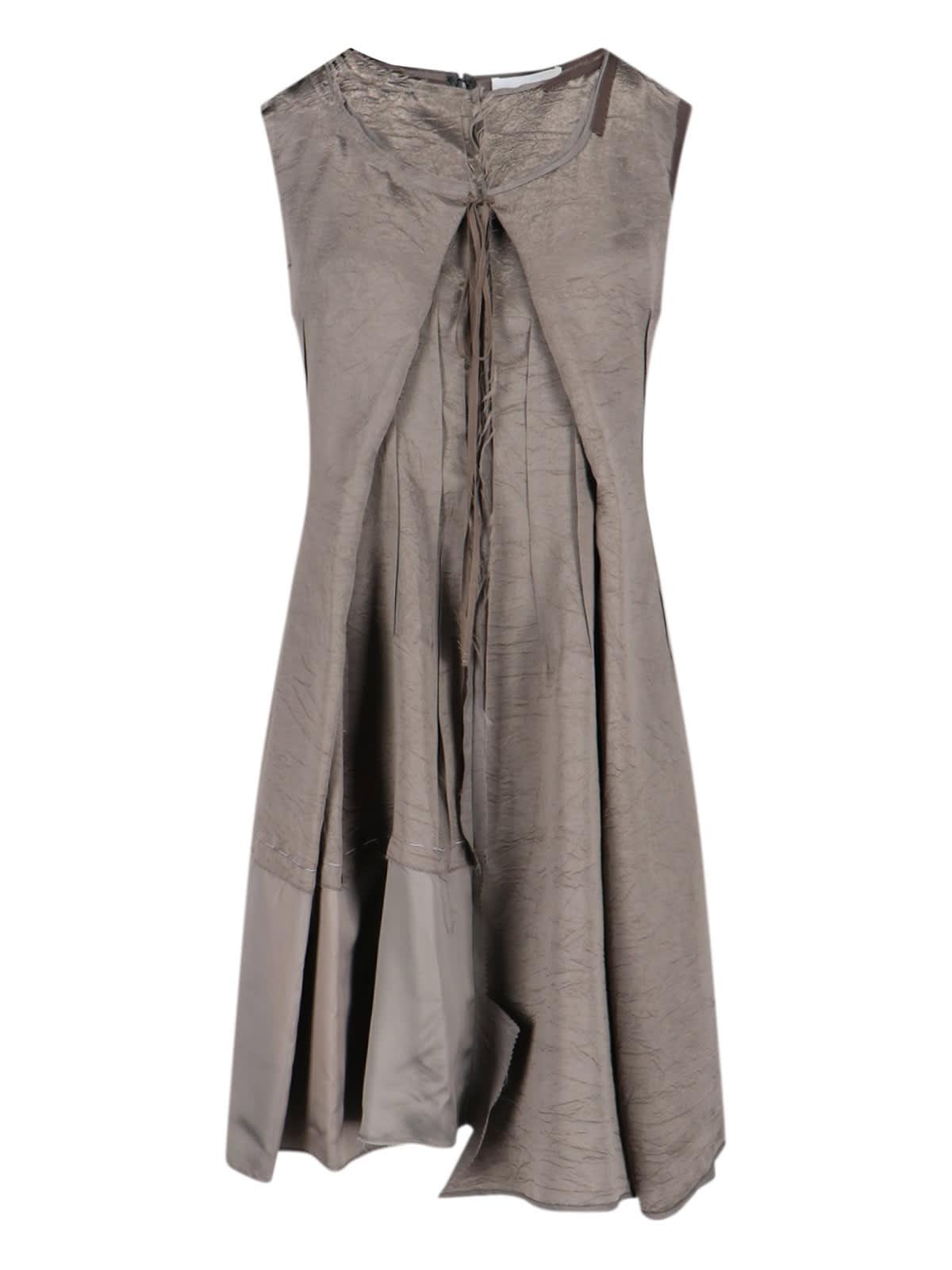 maison margiela anonimity of the lining midi dress