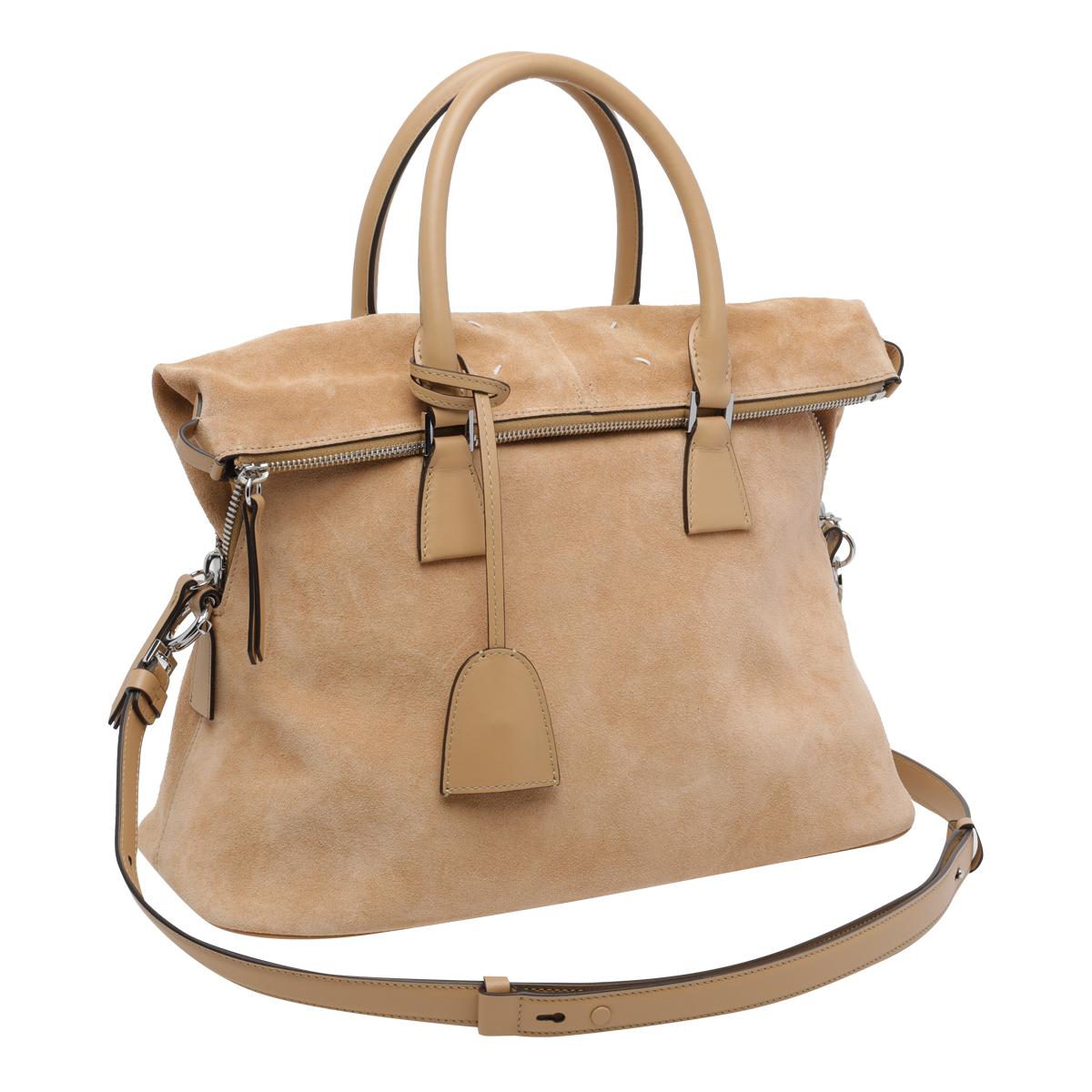 maison margiela bags beige calf leather - women