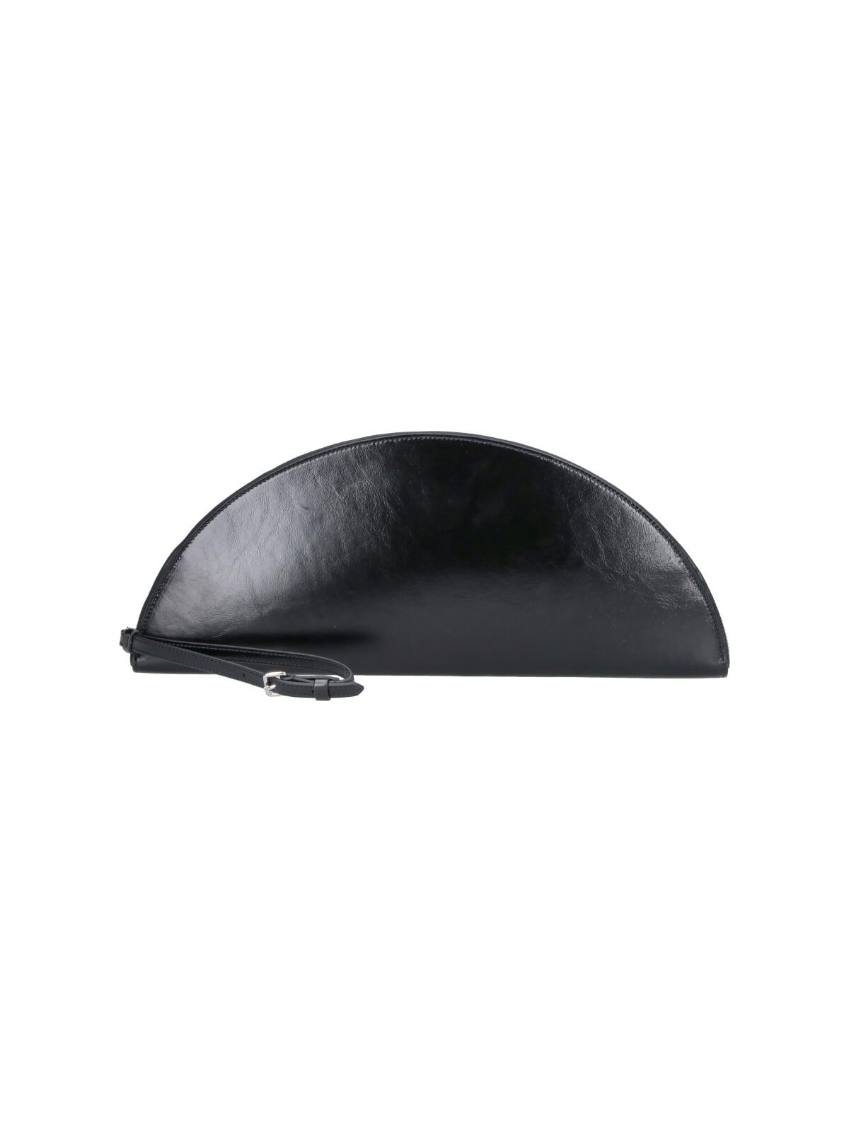 maison margiela bags black bovine leather - women