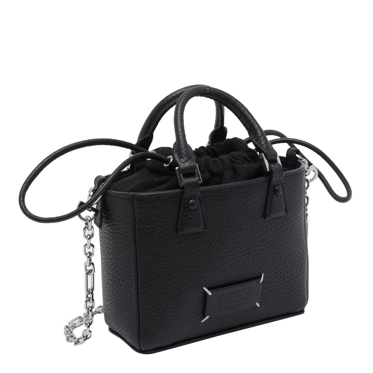 maison margiela bags black calf leather - women