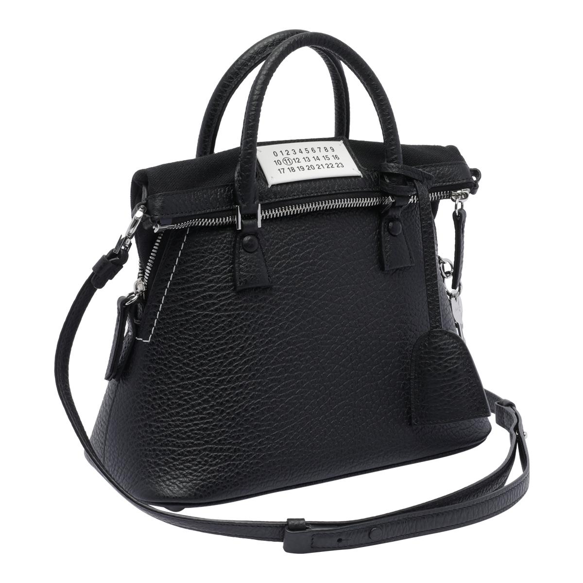 maison margiela bags black fabric calf leather - women