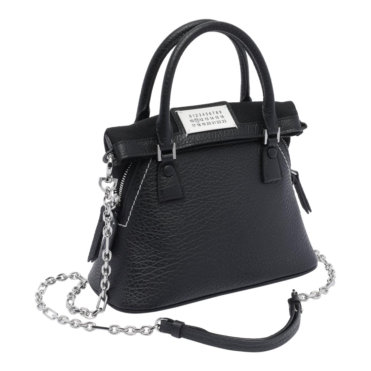 maison margiela bags black fabric calf leather - women