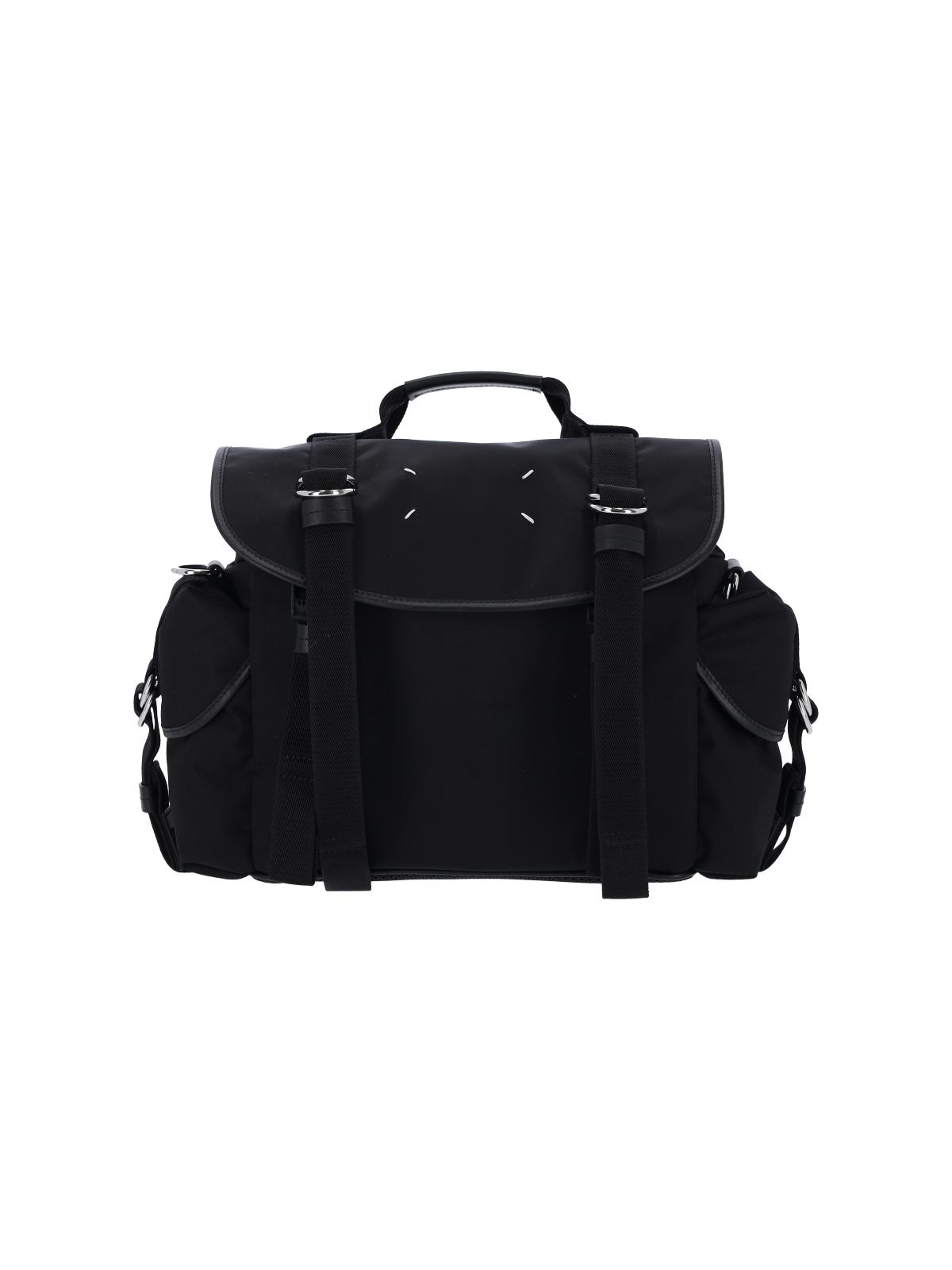 maison margiela bags black polyamide - women