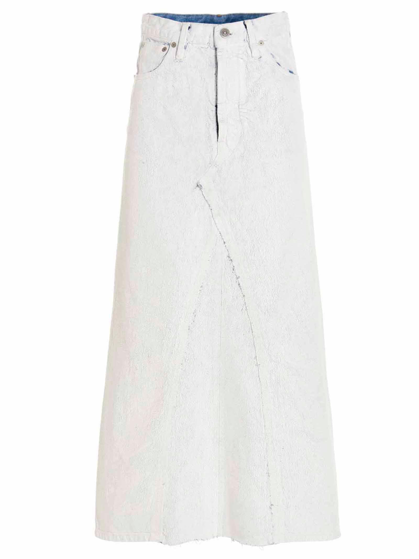 maison margiela bianchetto skirt