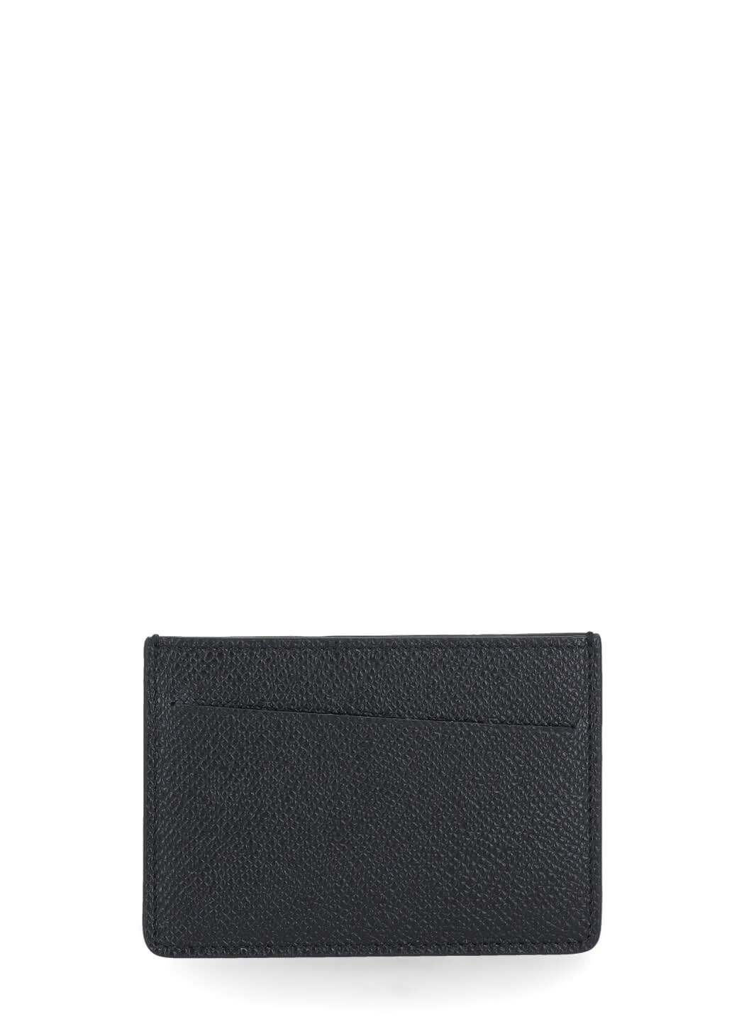 maison margiela black card holder