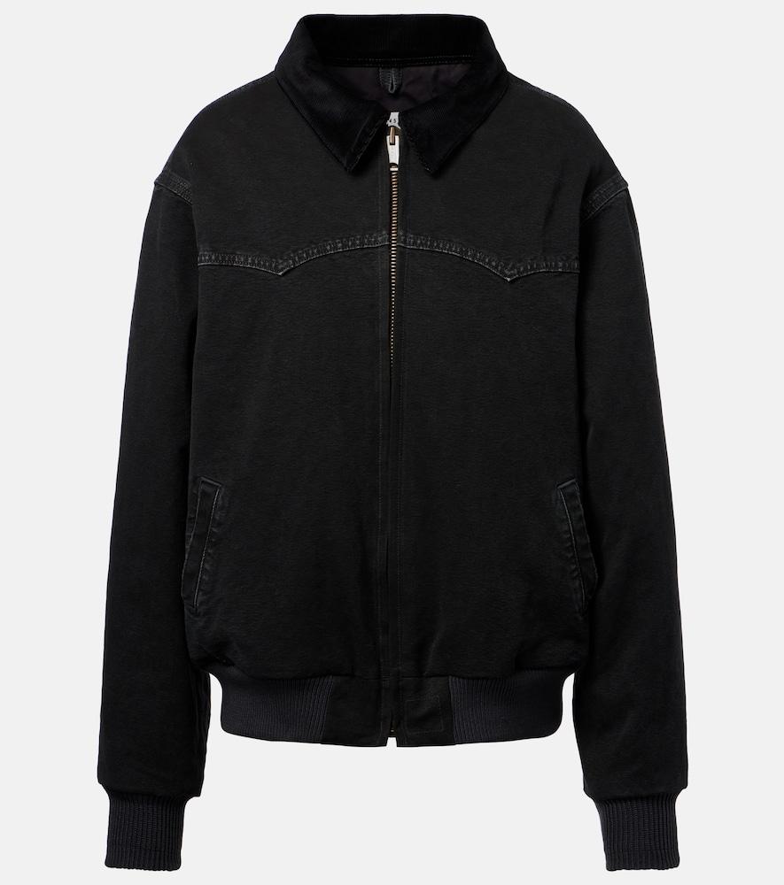 maison margiela cotton bomber jacket